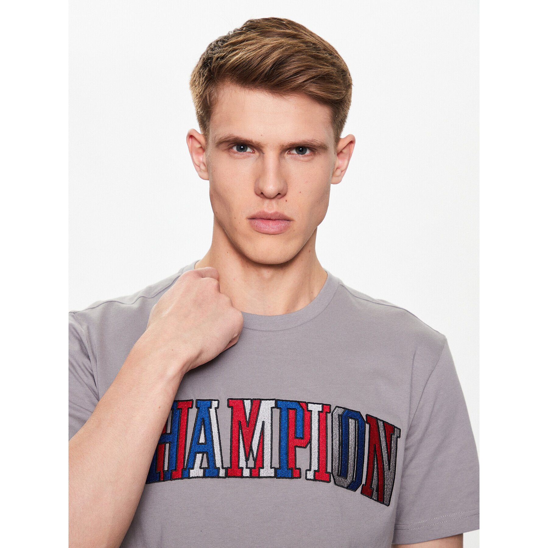 Champion Tričko 218512 Sivá Regular Fit - Pepit.sk