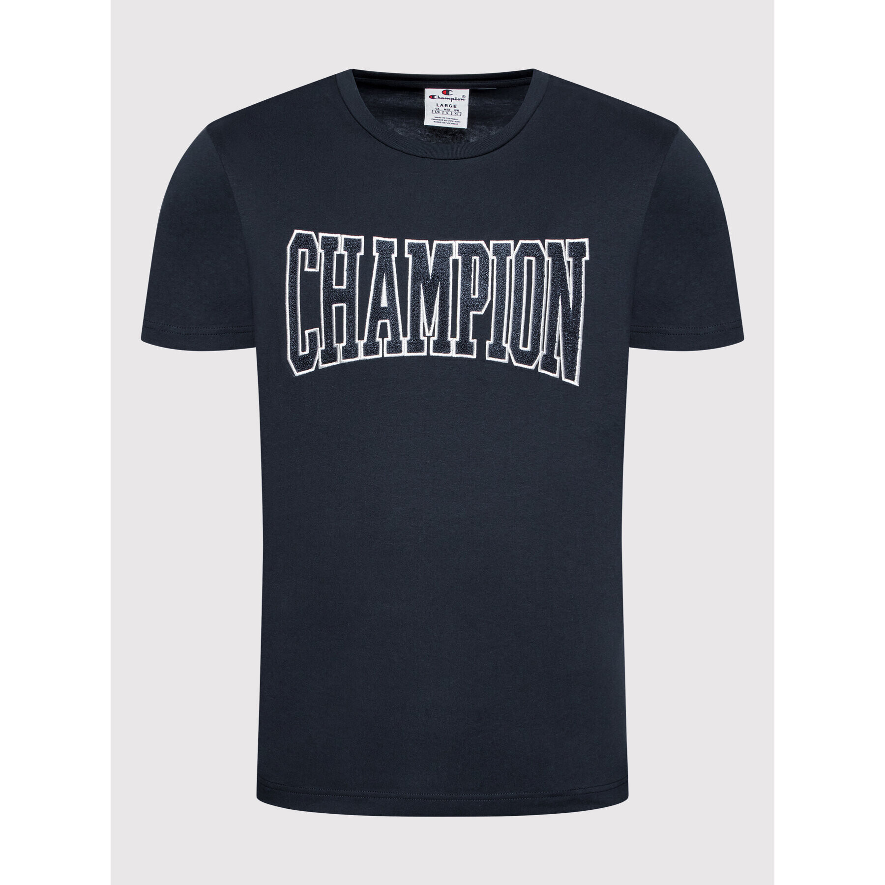 Champion Tričko Athletic 217172 Čierna Custom Fit - Pepit.sk