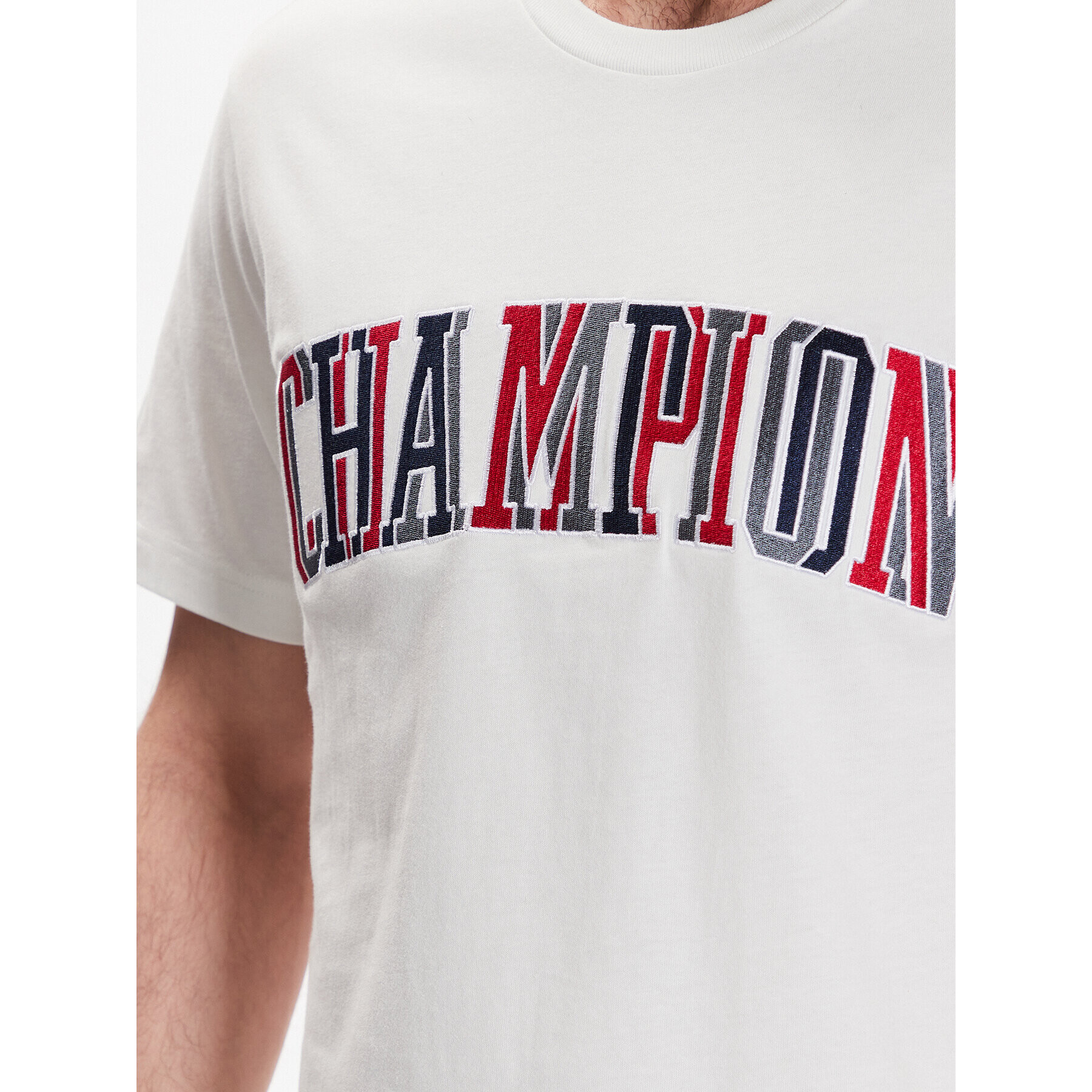 Champion Tričko Bookstore 218512 Biela Regular Fit - Pepit.sk