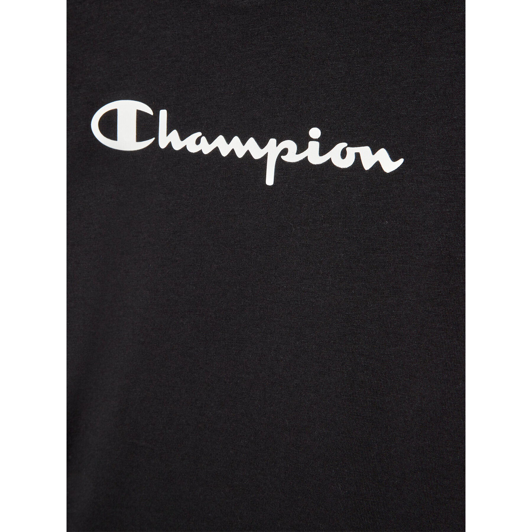 Champion Tričko Contrast Script Logo 404541 Čierna Regular Fit - Pepit.sk