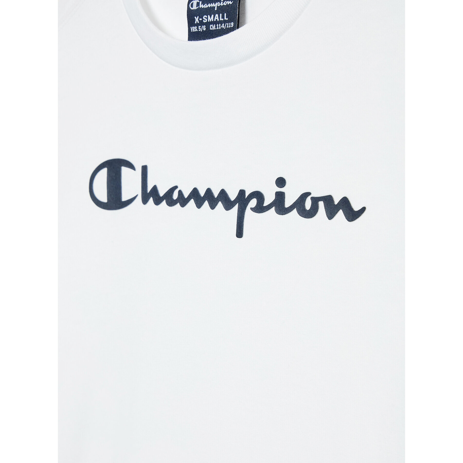 Champion Tričko Crewneck 305365 Biela Regular Fit - Pepit.sk