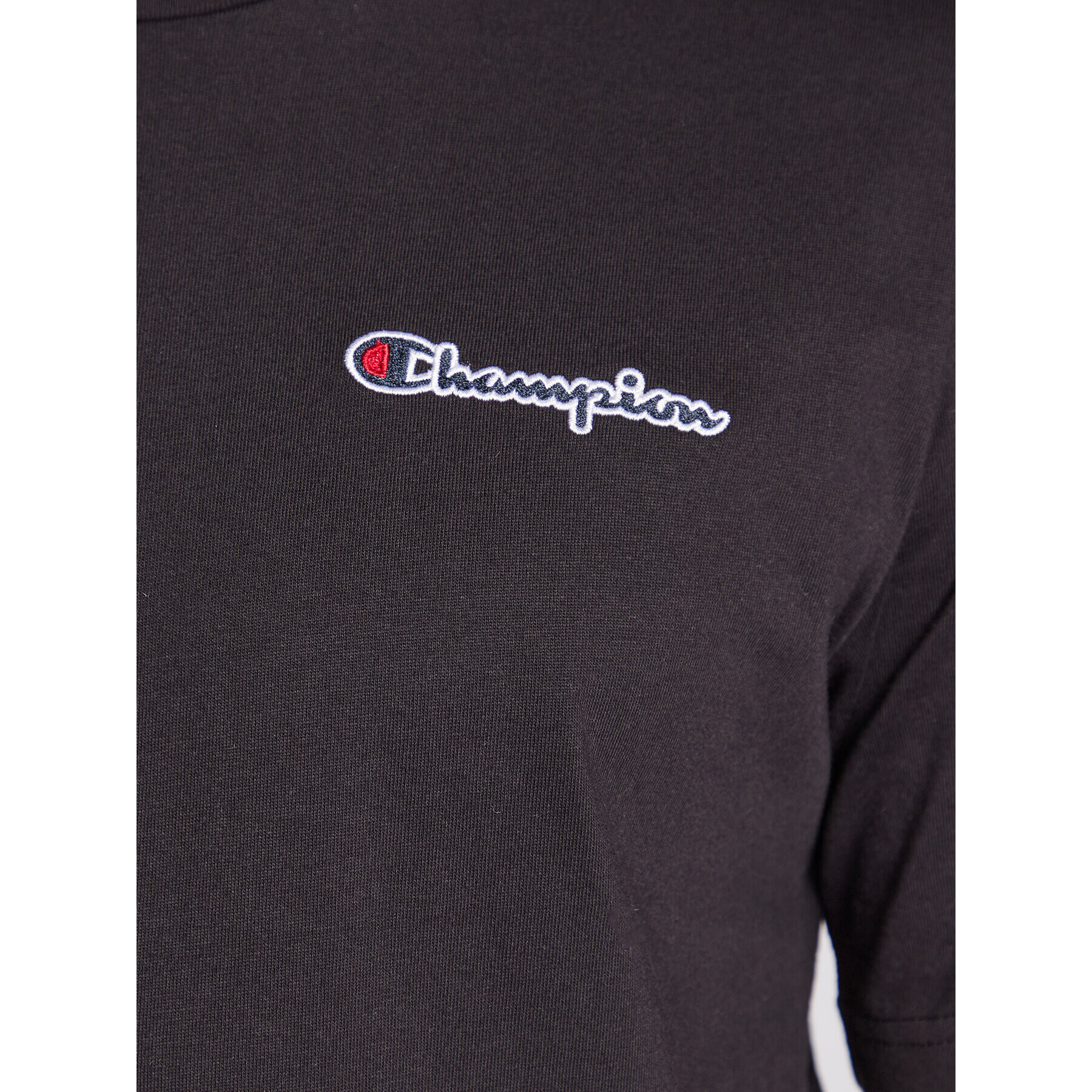 Champion Tričko Small Script Logo Embroidery 218006 Čierna Regular Fit - Pepit.sk