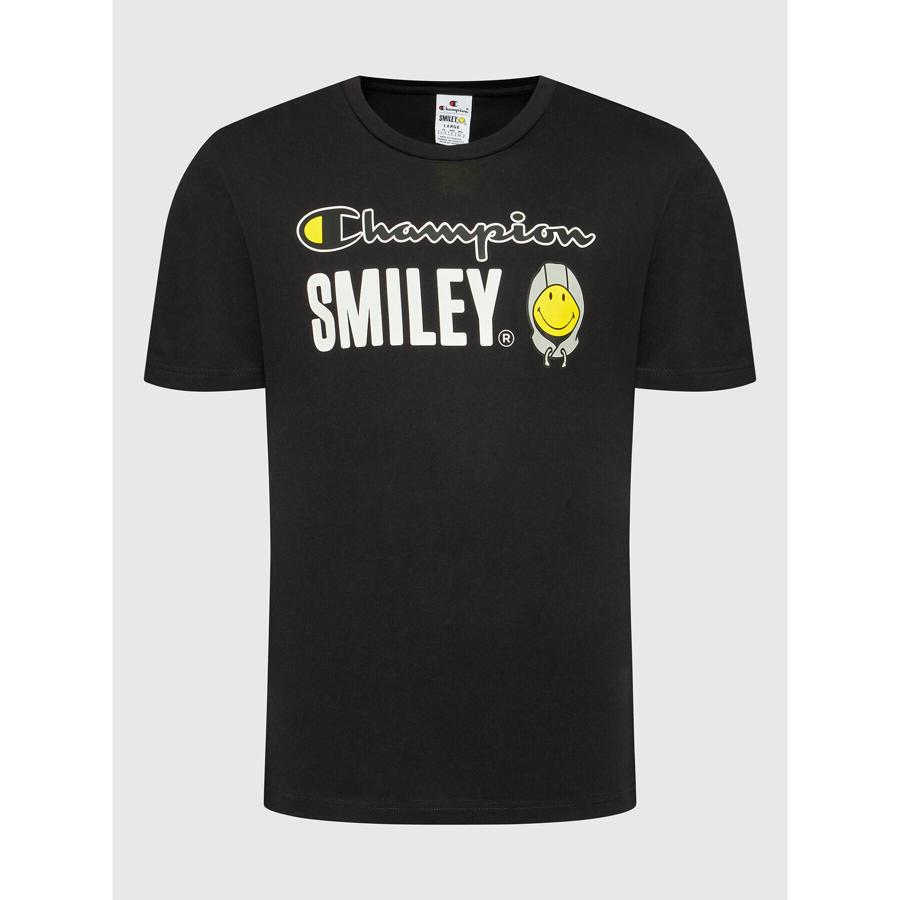 Champion Tričko SMILEY 218221 Čierna Regular Fit - Pepit.sk