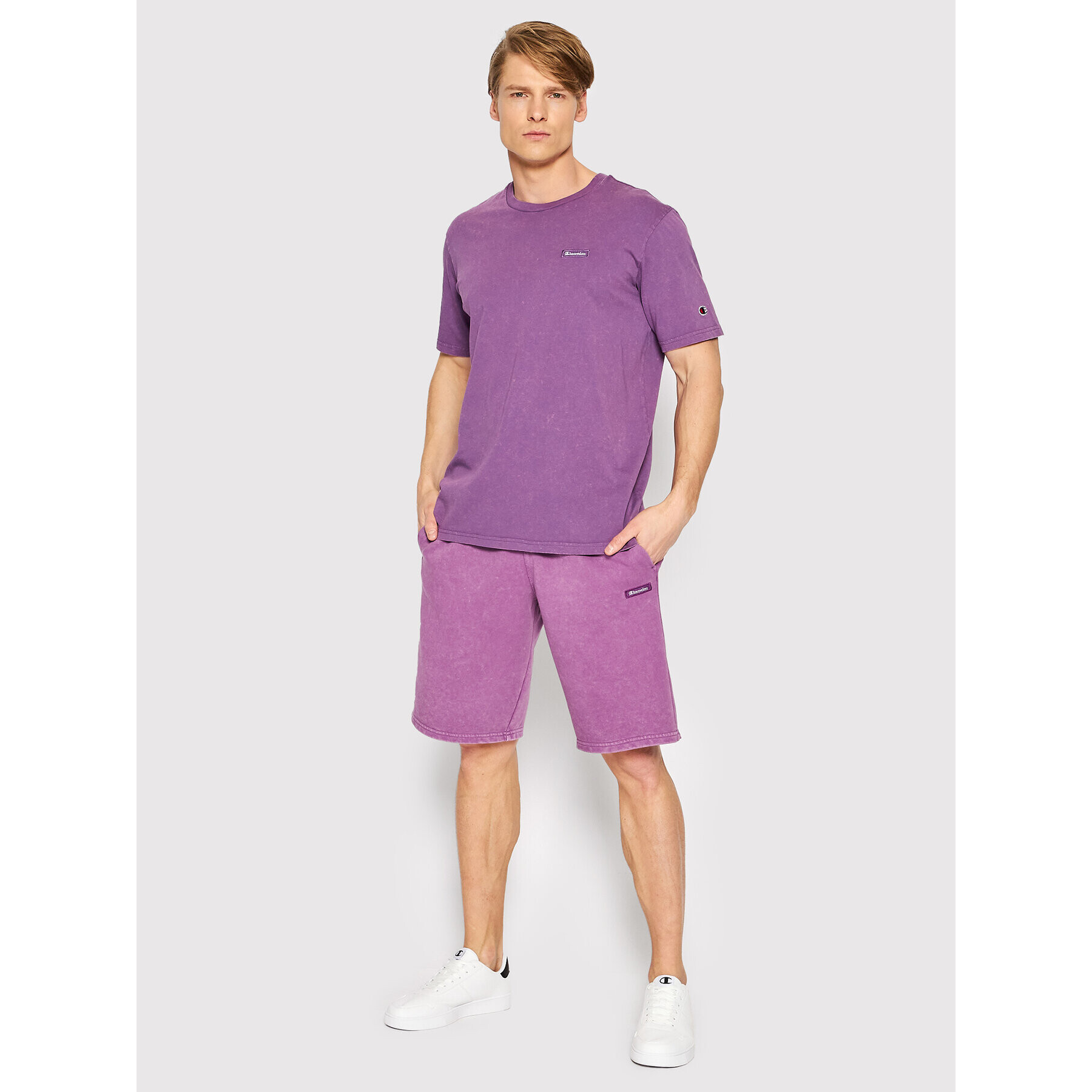 Champion Tričko Urban Leisure 217088 Fialová Regular Fit - Pepit.sk