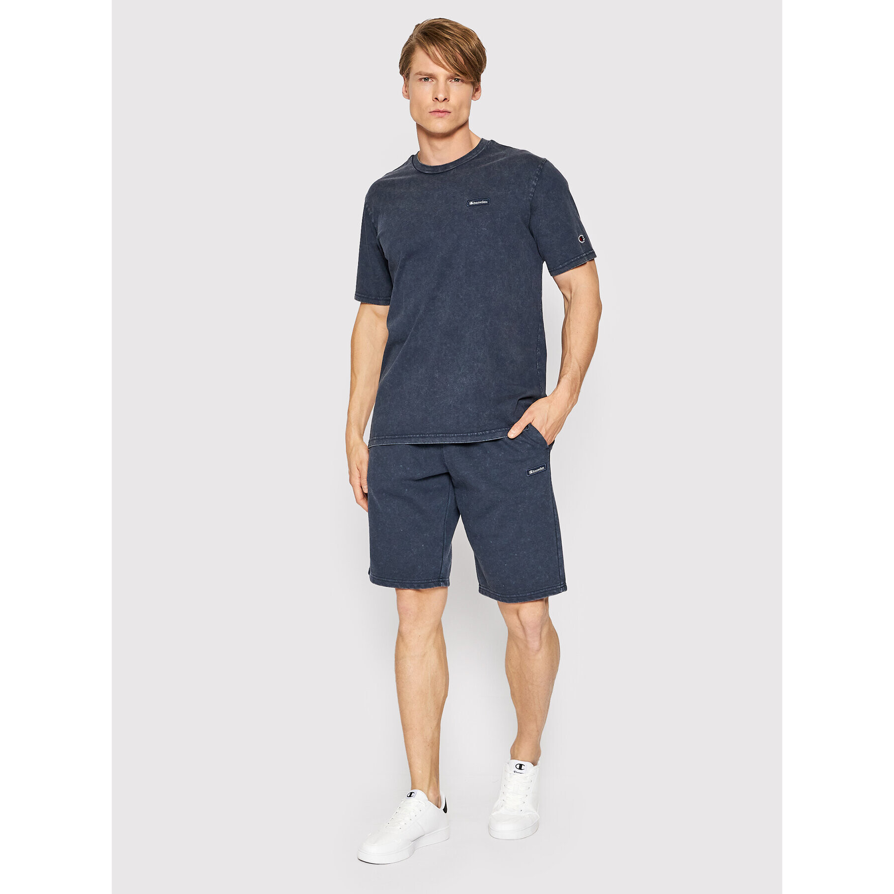 Champion Tričko Urban Leisure 217088 Tmavomodrá Regular Fit - Pepit.sk