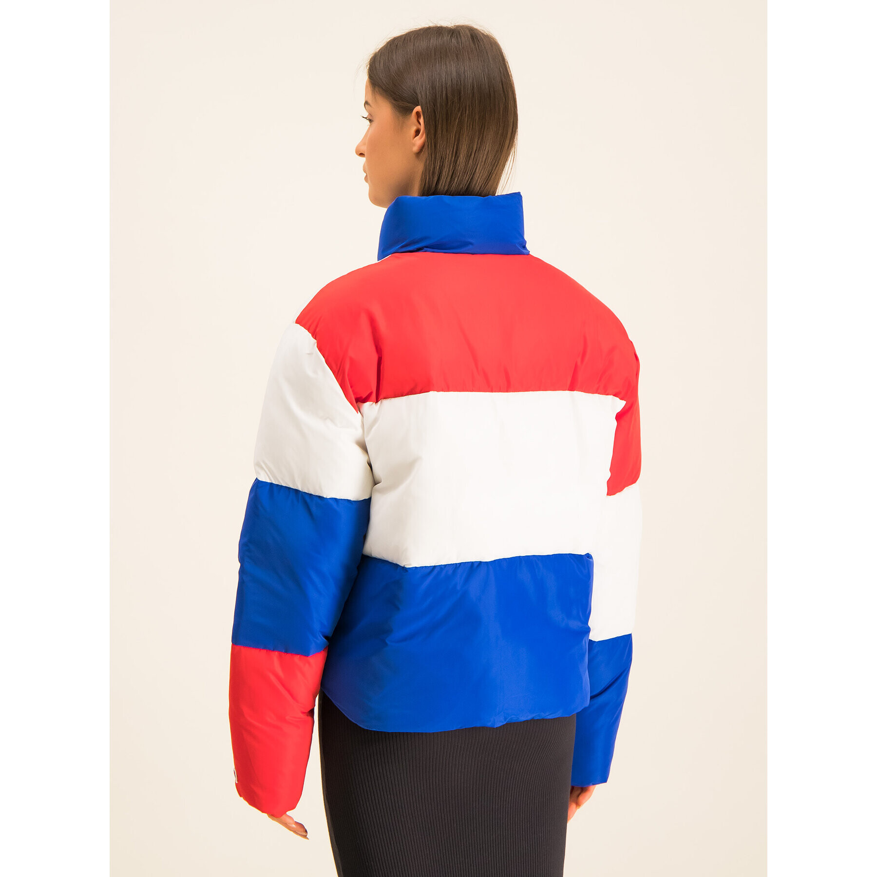 Champion Vatovaná bunda Colour Block Cropped Puffer 112347 Farebná Regular Fit - Pepit.sk