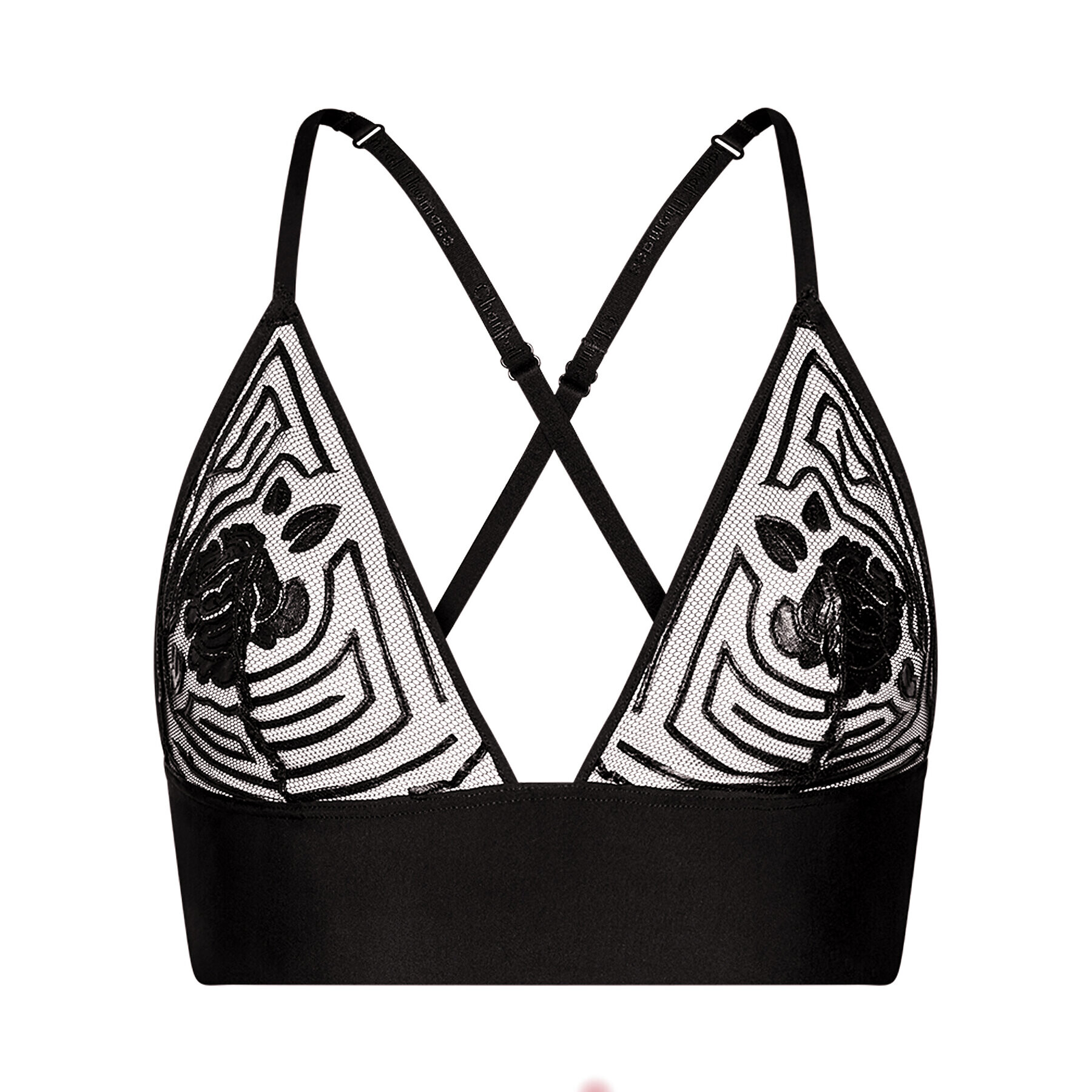 Chantal Thomass Podprsenka Bralette Vibe T06D30 Čierna - Pepit.sk