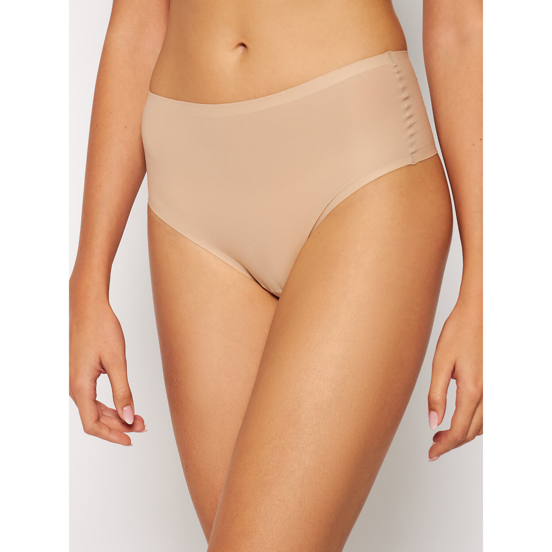 Chantelle Brazílske nohavičky s vysokým pásom Soft Stretch C10690 Béžová - Pepit.sk