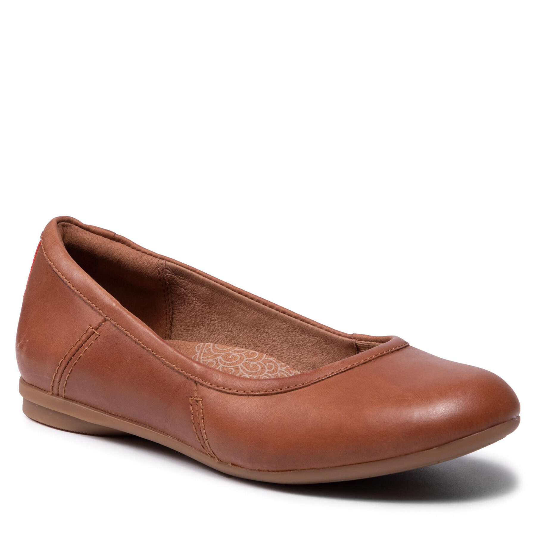 Clarks Baleríny Canebay Plain 261614744 Hnedá - Pepit.sk