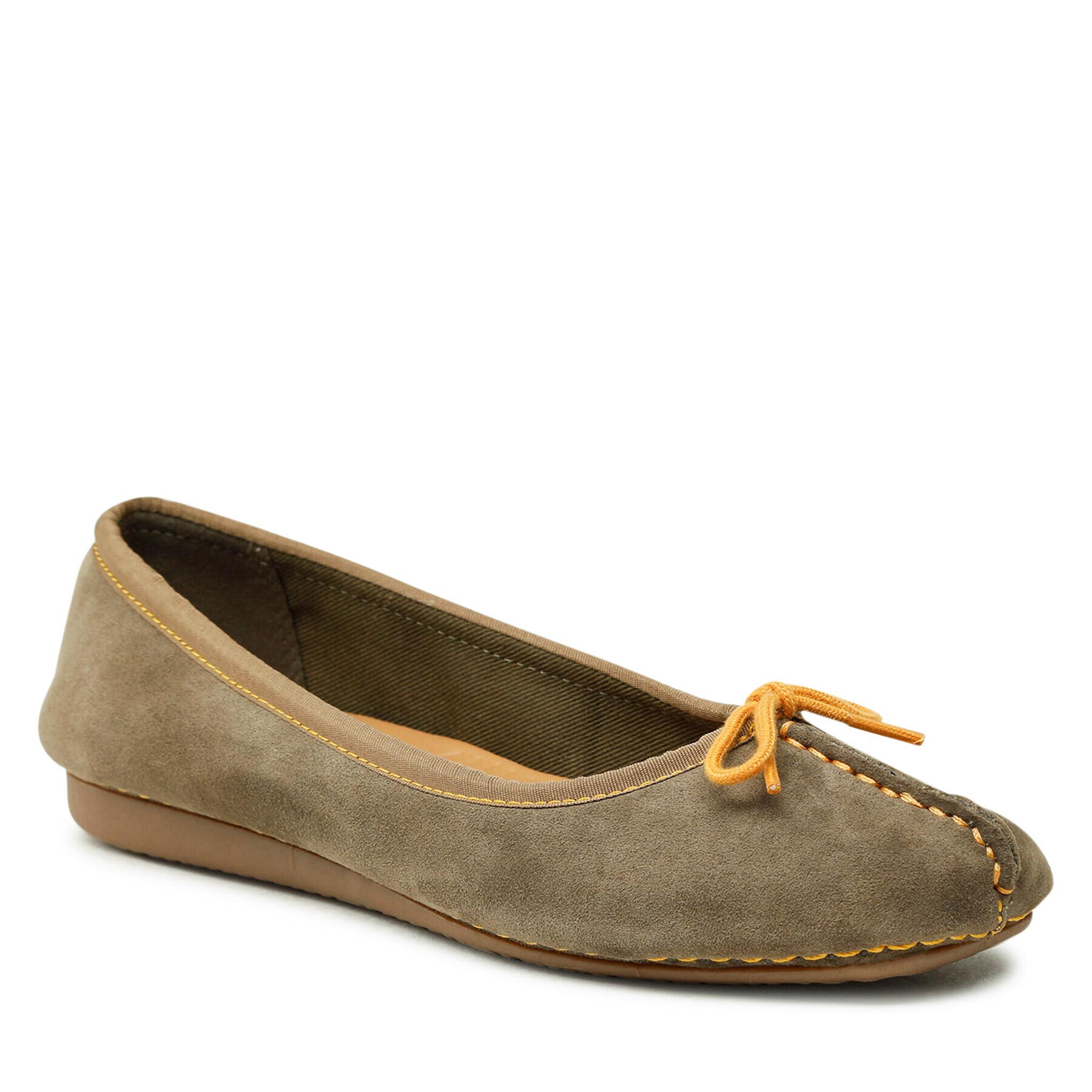 Clarks Baleríny Freckle Ice 261624834 Zelená - Pepit.sk