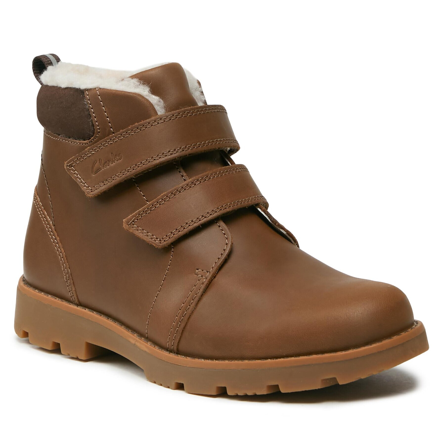 Clarks Čižmy Heath Snug 261673347 Hnedá - Pepit.sk