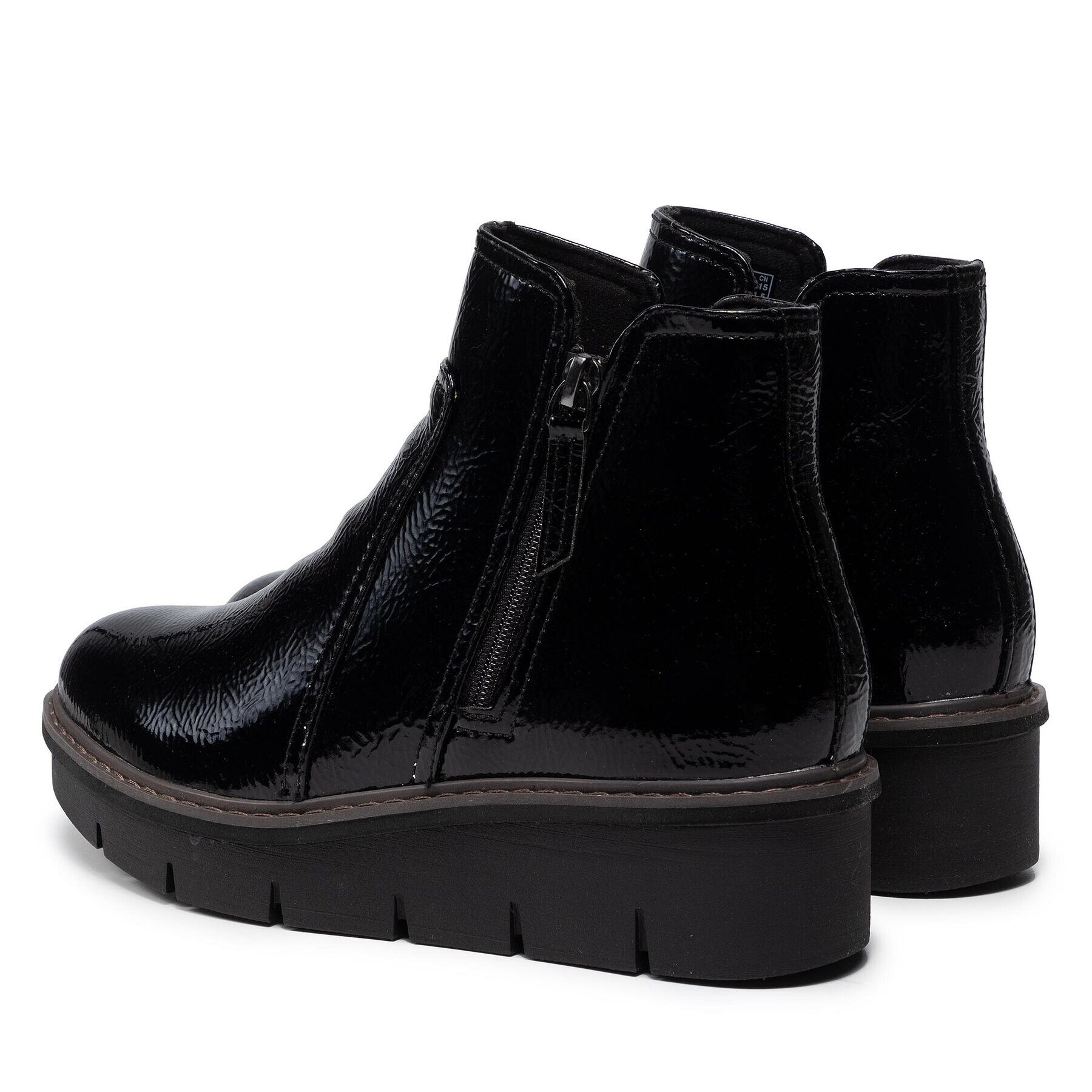 Clarks Členková obuv Airabell Zip 261633094 Čierna - Pepit.sk