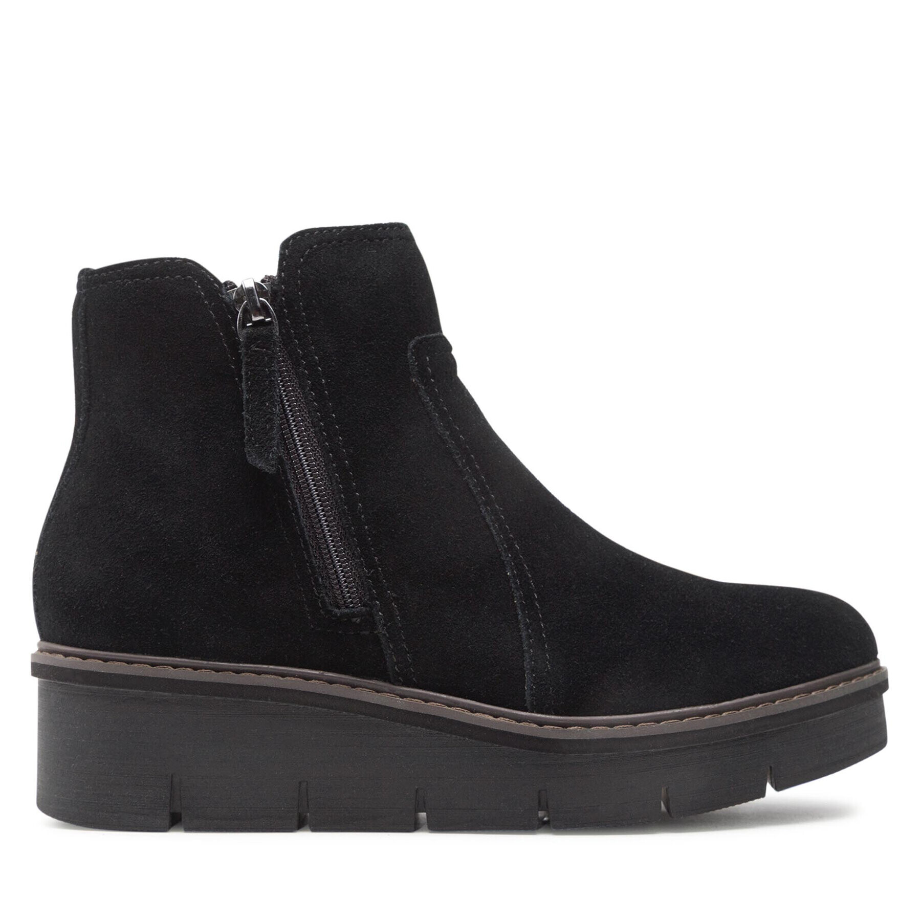 Clarks Členková obuv Airabell Zip 261633104 Čierna - Pepit.sk