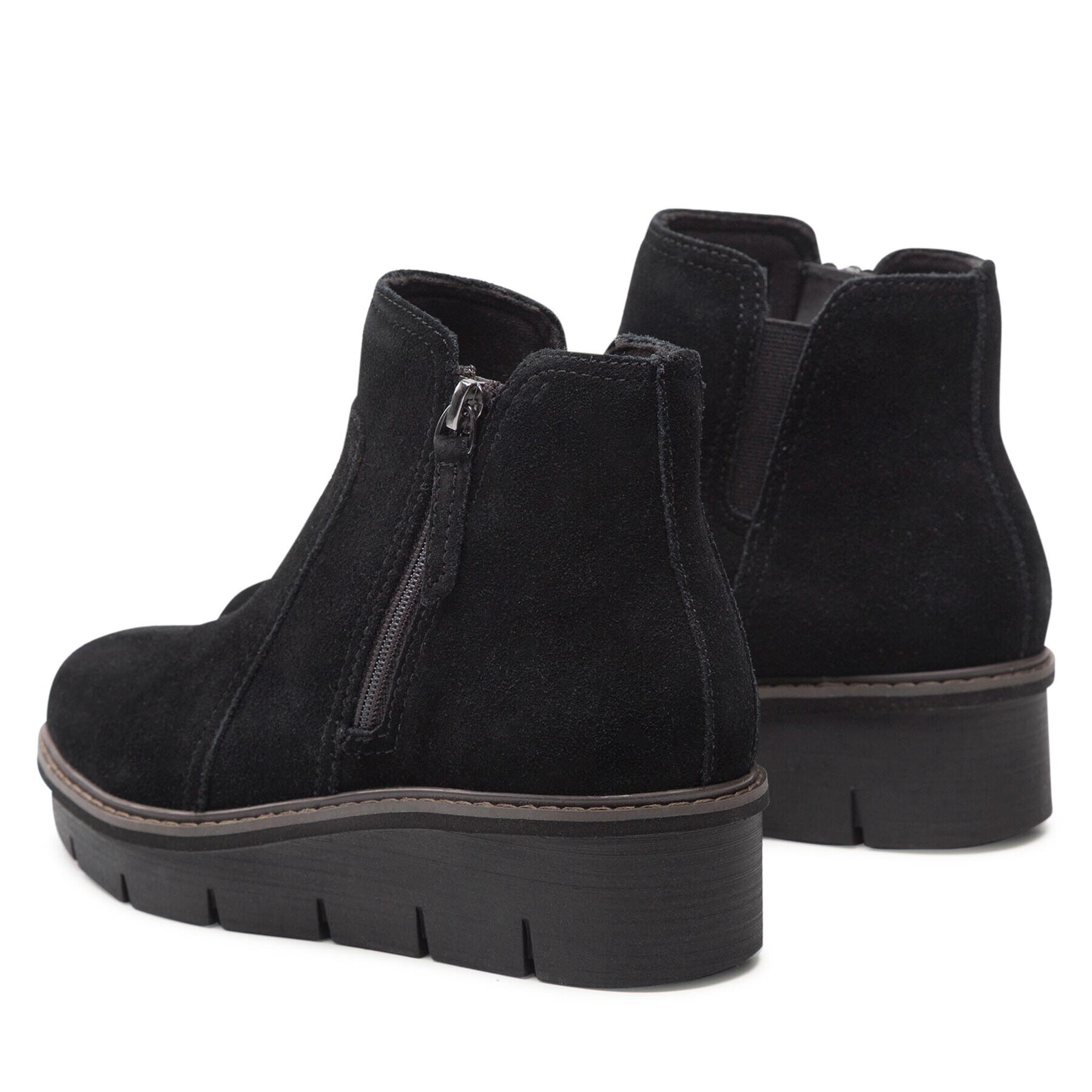 Clarks Členková obuv Airabell Zip 261633104 Čierna - Pepit.sk