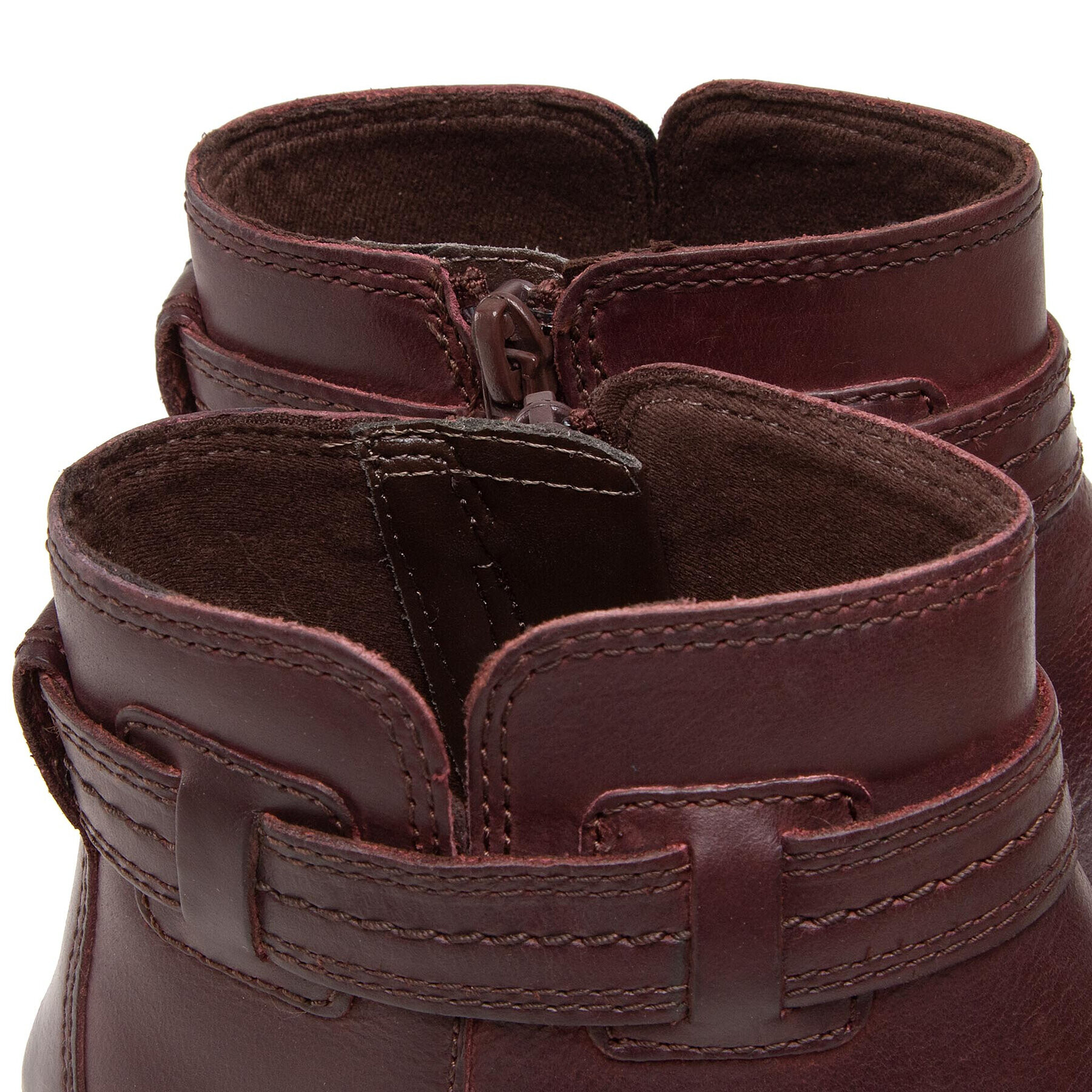 Clarks Členková obuv Maye Ease 261679464 Bordová - Pepit.sk