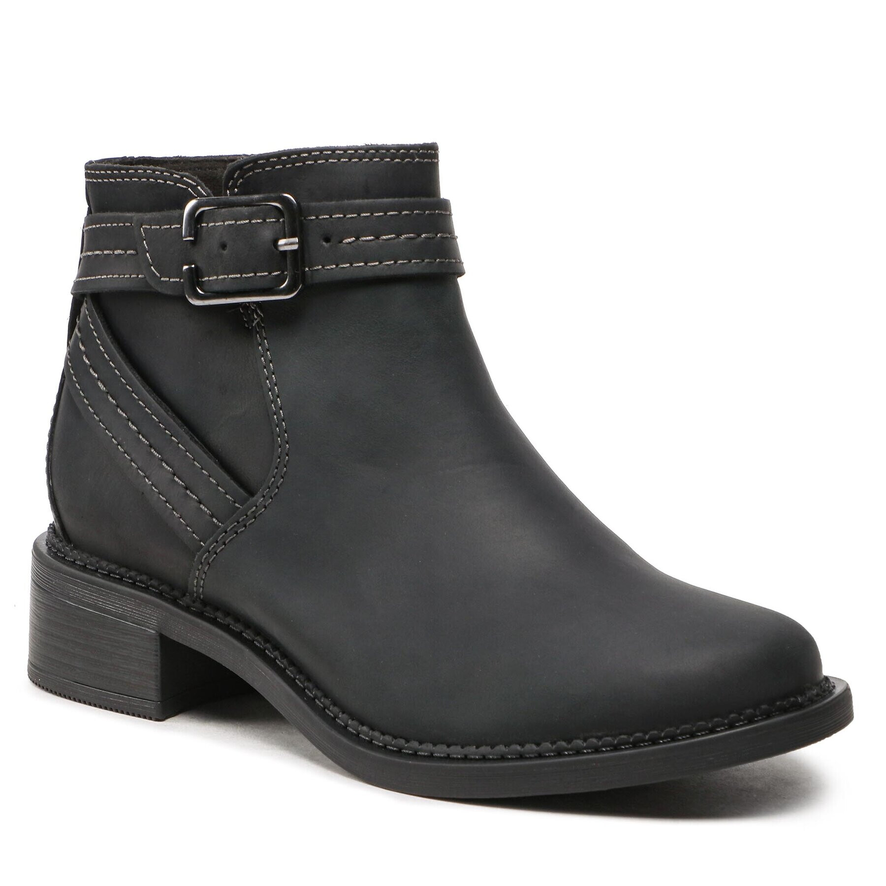 Clarks Členková obuv Maye Strap 261680754 Čierna - Pepit.sk