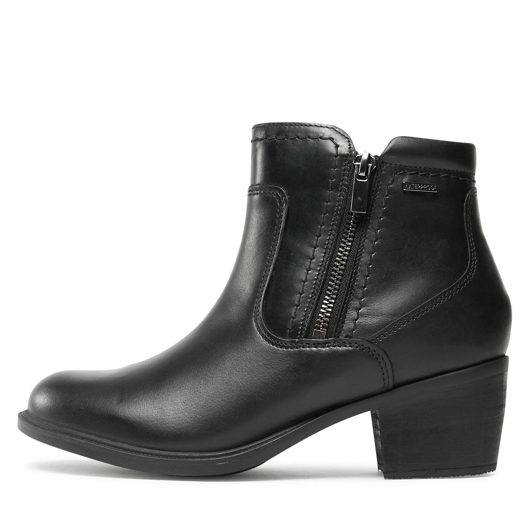 Clarks Členková obuv Neva Zip Wp 261751994 Čierna - Pepit.sk