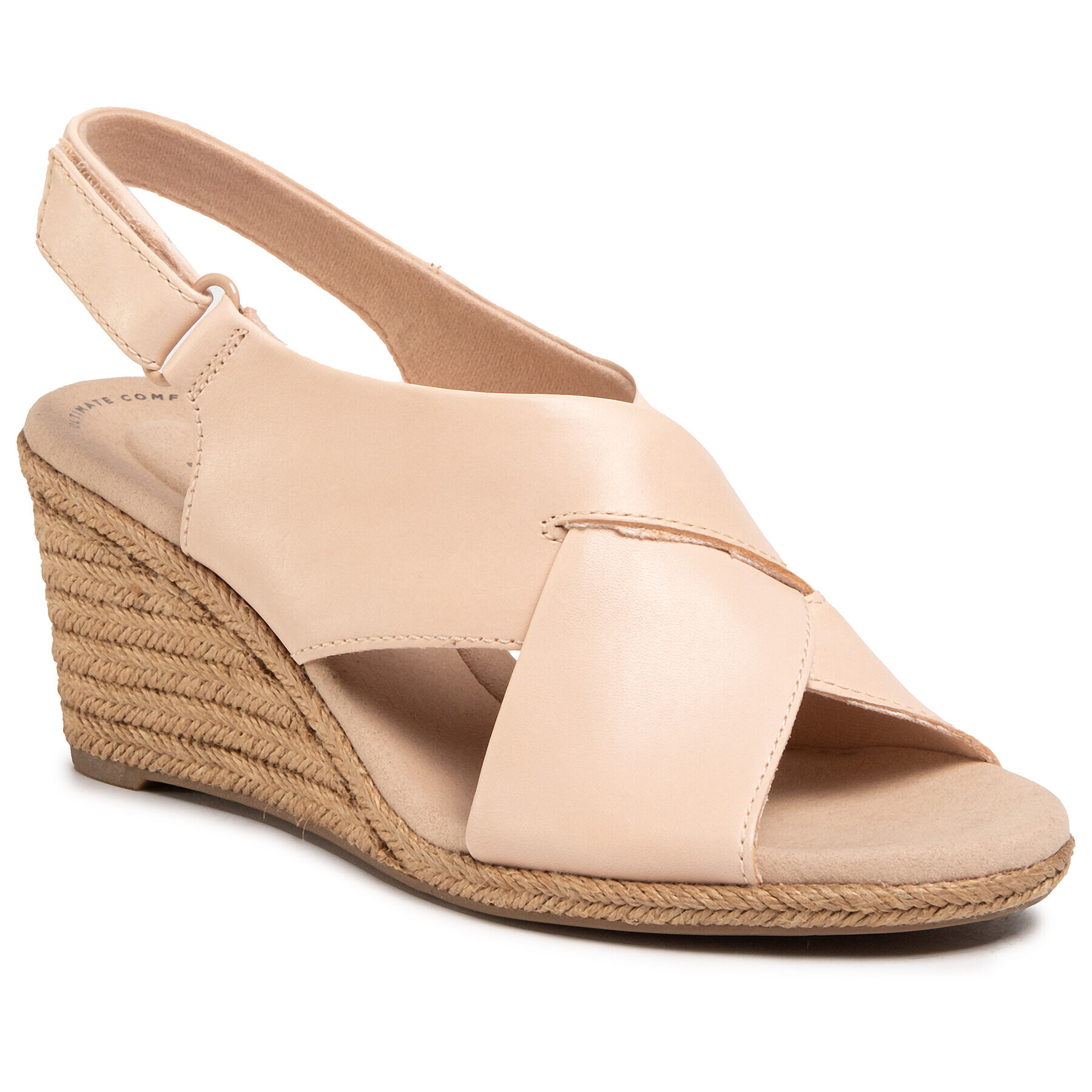 Clarks Espadrilky Lafley Alaine 261426334 Ružová - Pepit.sk