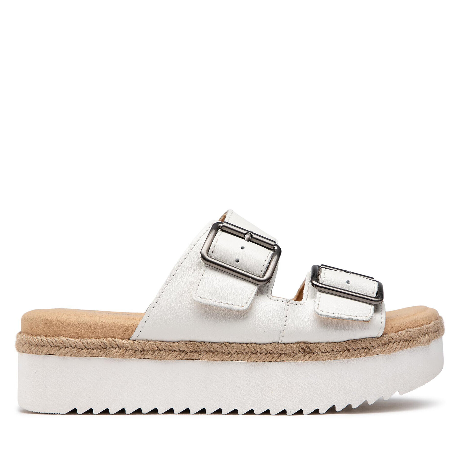 Clarks Espadrilky Lana Beach 261653944 Biela - Pepit.sk