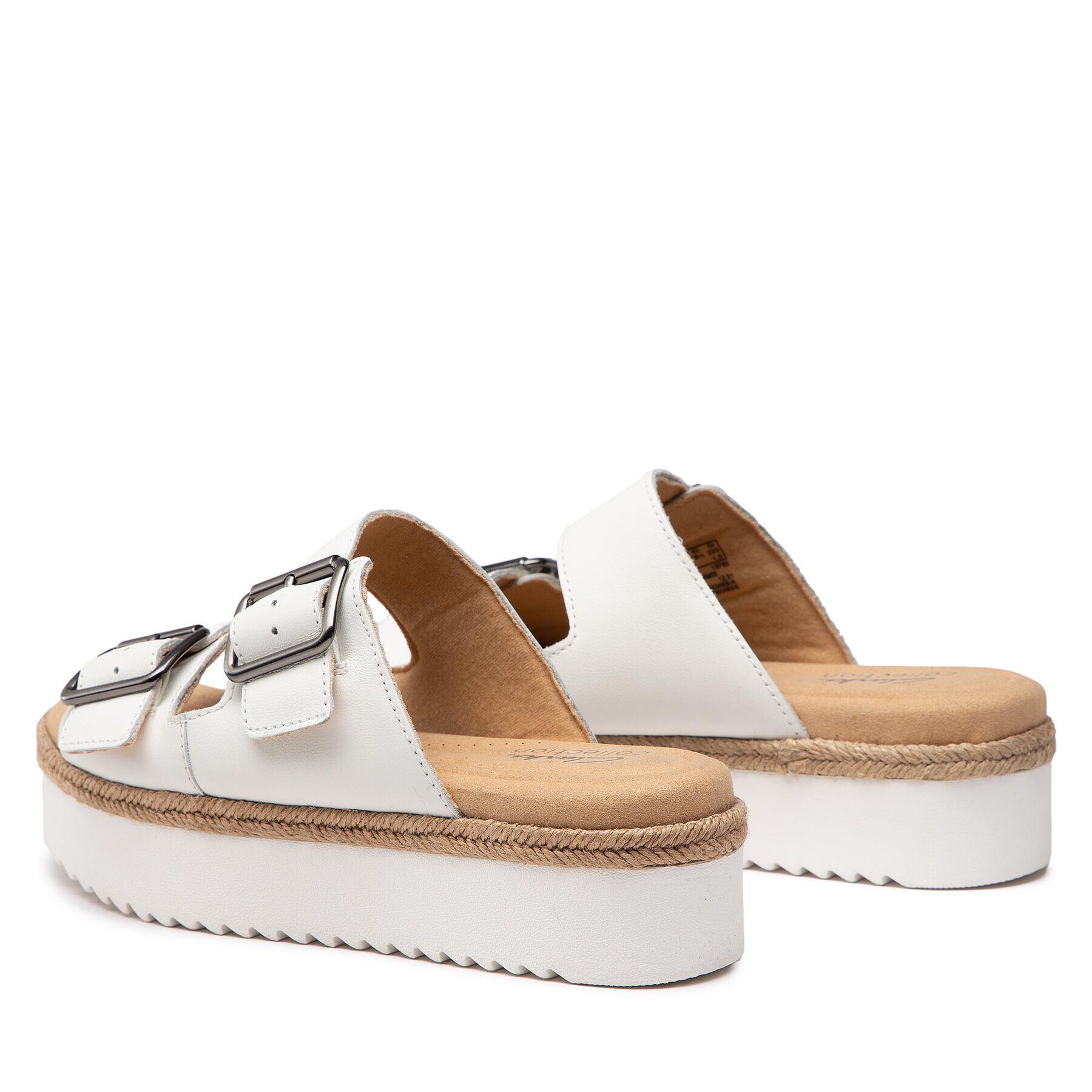 Clarks Espadrilky Lana Beach 261653944 Biela - Pepit.sk