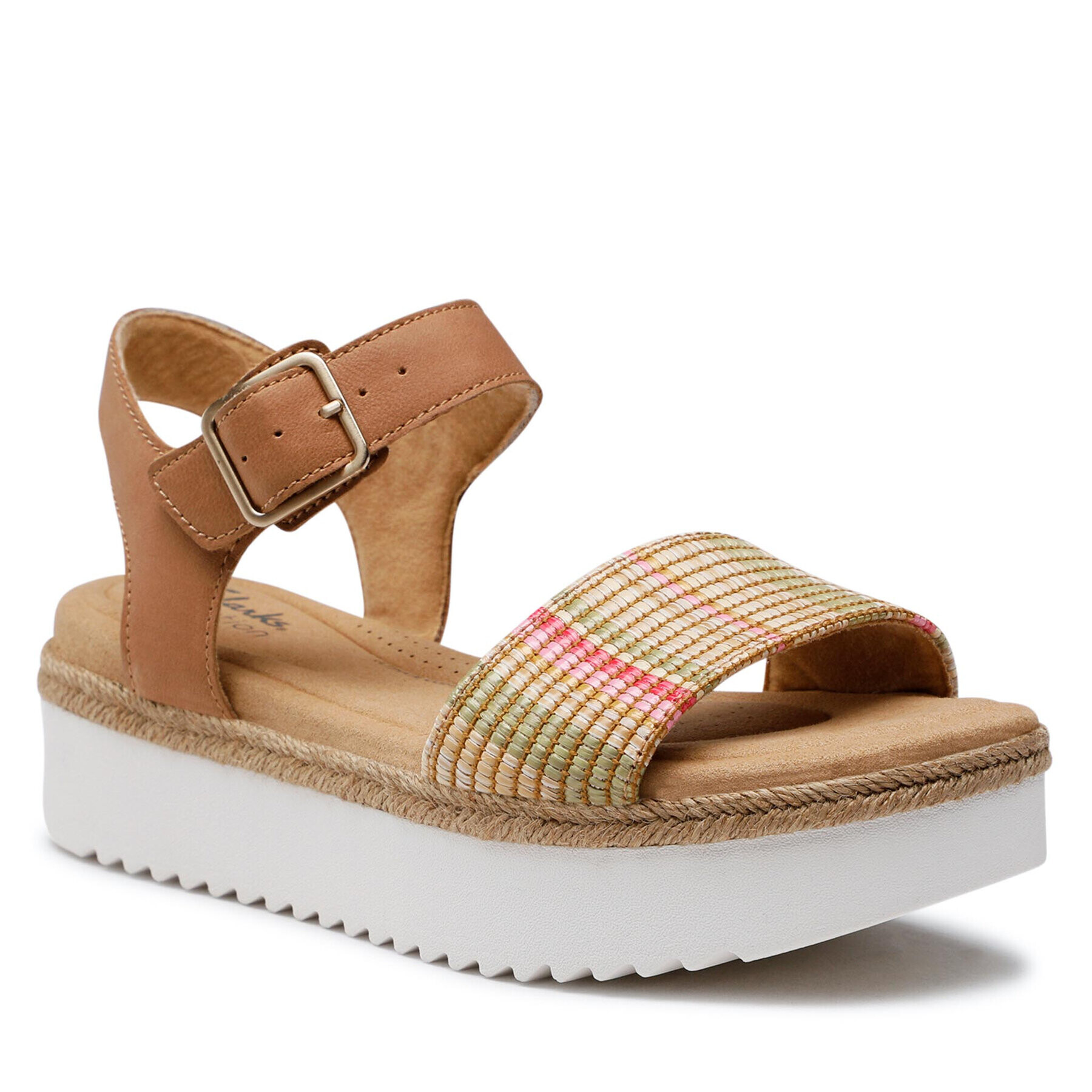 Clarks Espadrilky Lana Shore 26164475 Hnedá - Pepit.sk