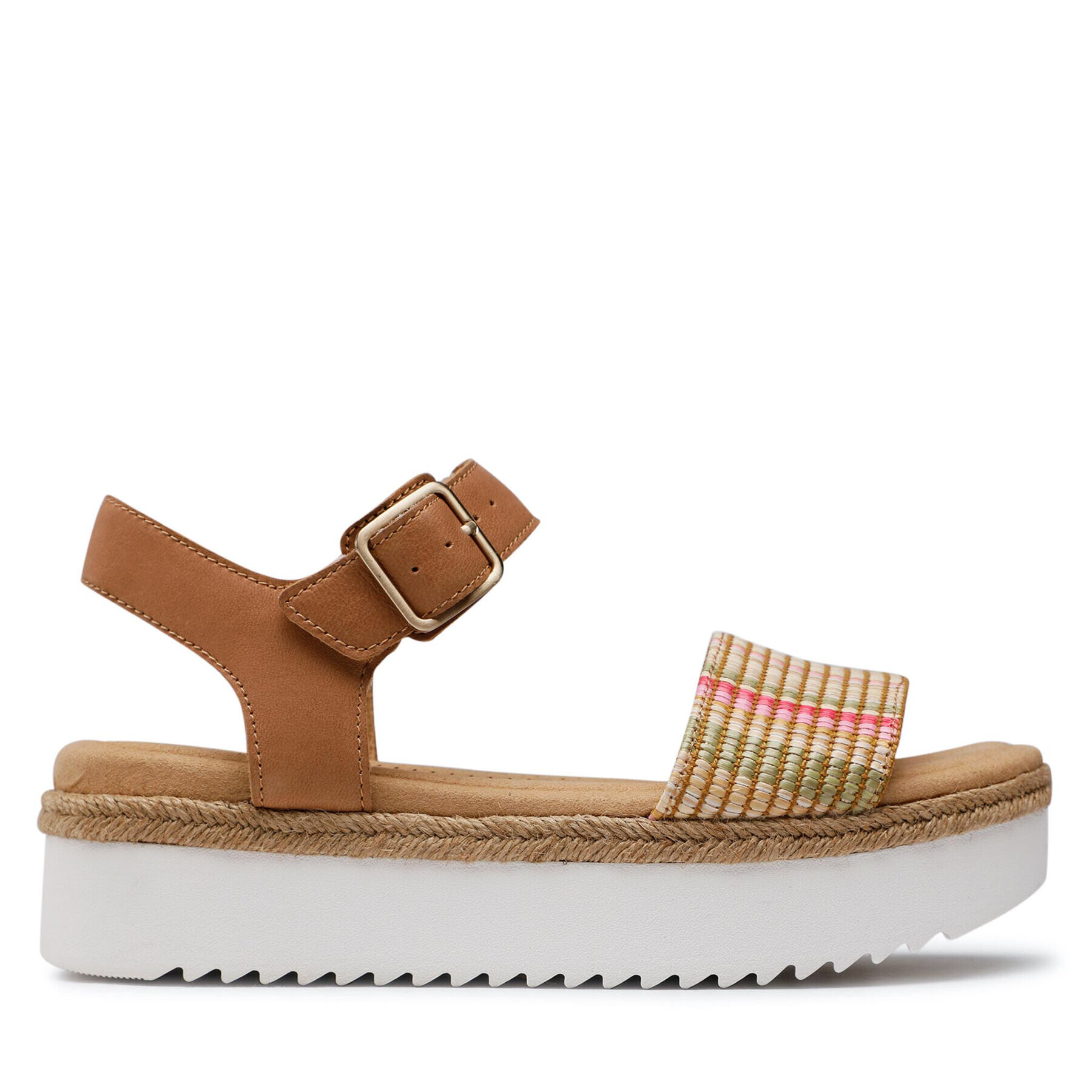 Clarks Espadrilky Lana Shore 26164475 Hnedá - Pepit.sk