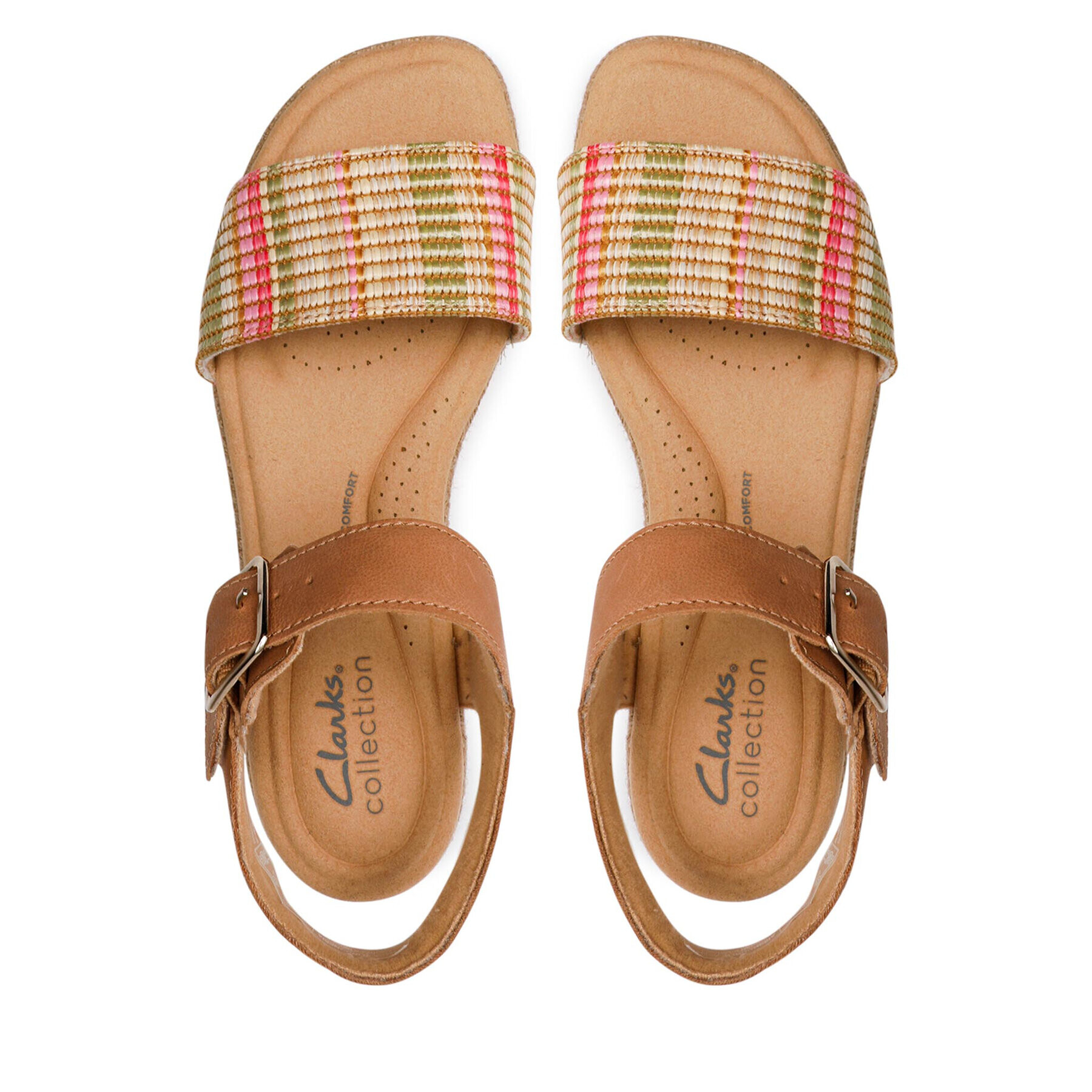 Clarks Espadrilky Lana Shore 26164475 Hnedá - Pepit.sk