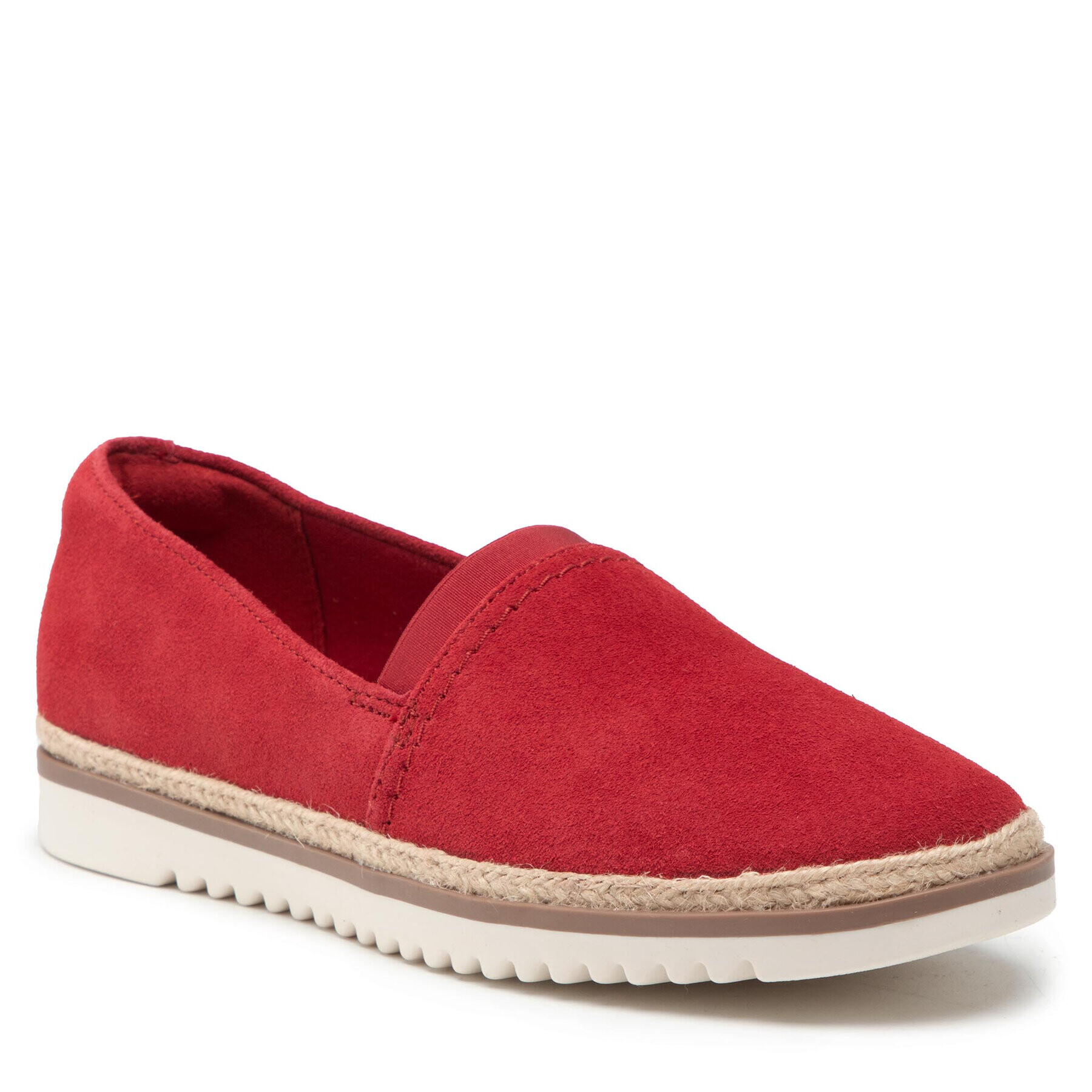 Clarks Espadrilky Serena Paige 261654744 Červená - Pepit.sk