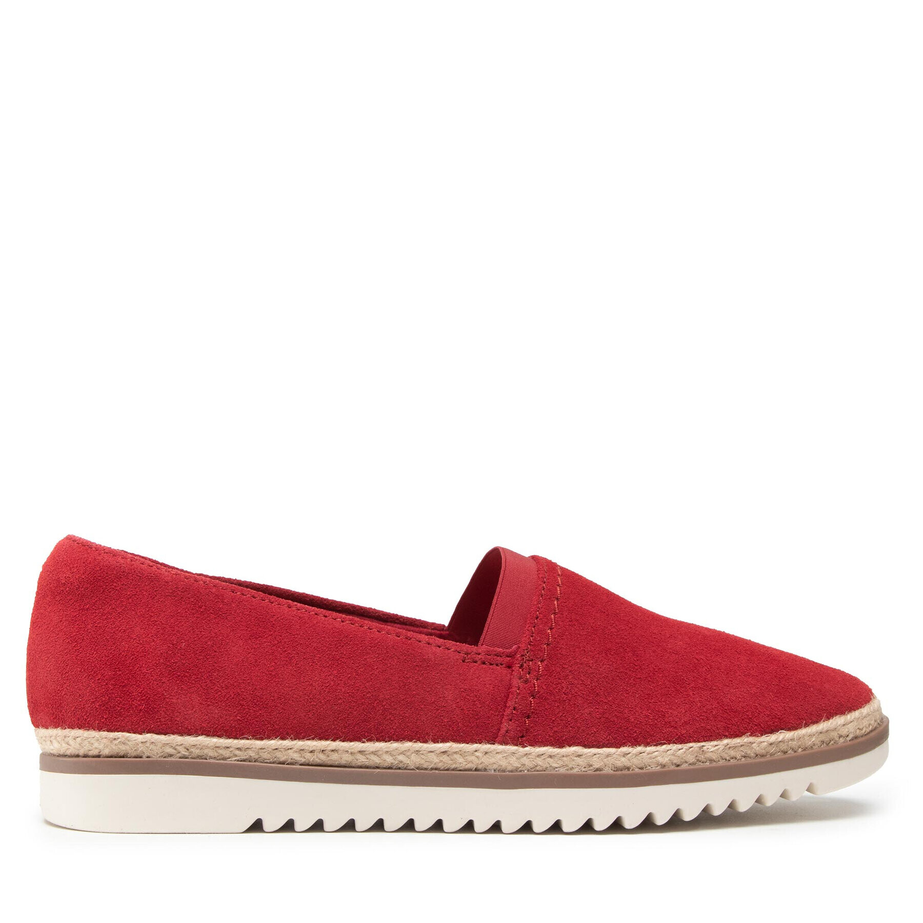 Clarks Espadrilky Serena Paige 261654744 Červená - Pepit.sk