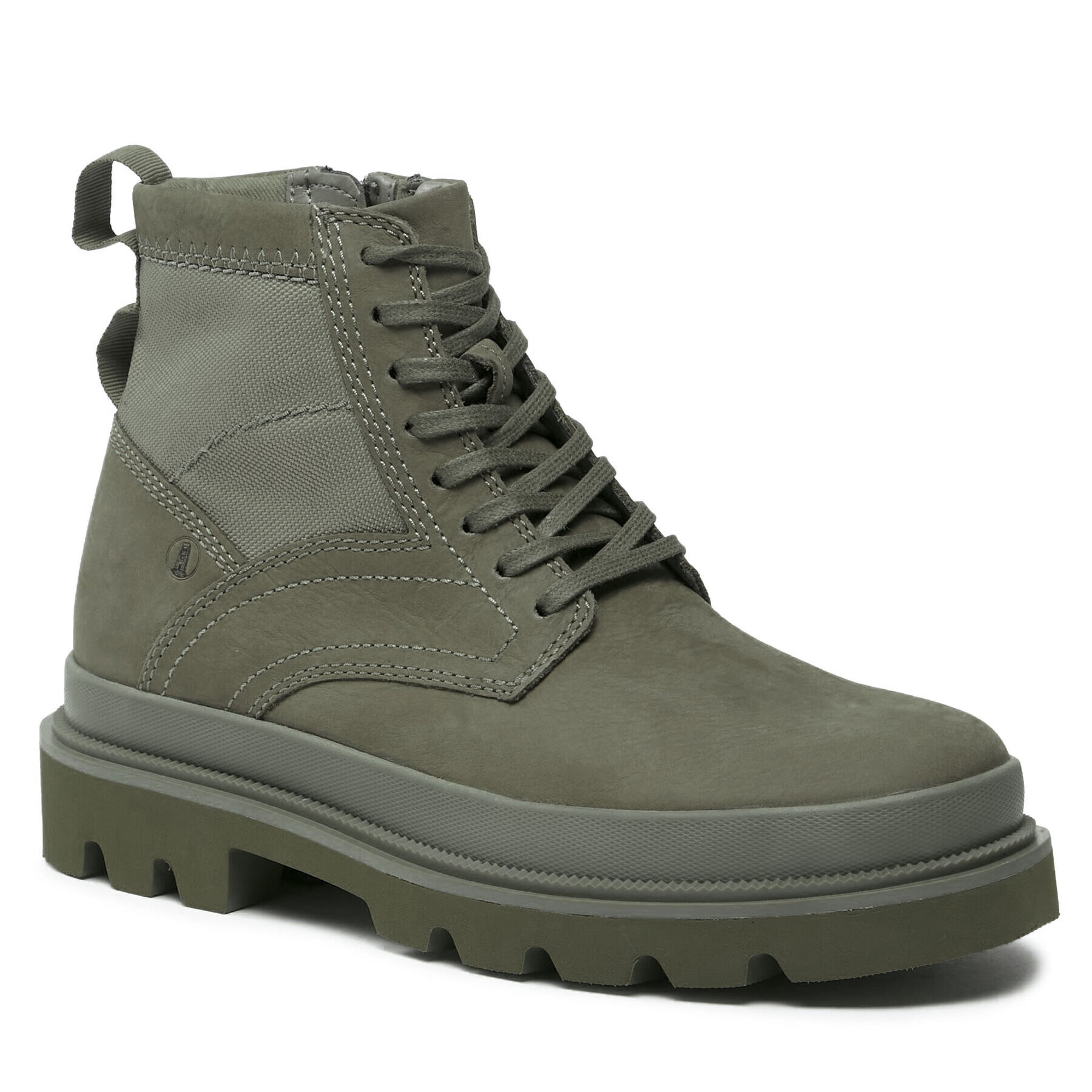 Clarks Outdoorová obuv Badell Hi 261734247 Kaki - Pepit.sk