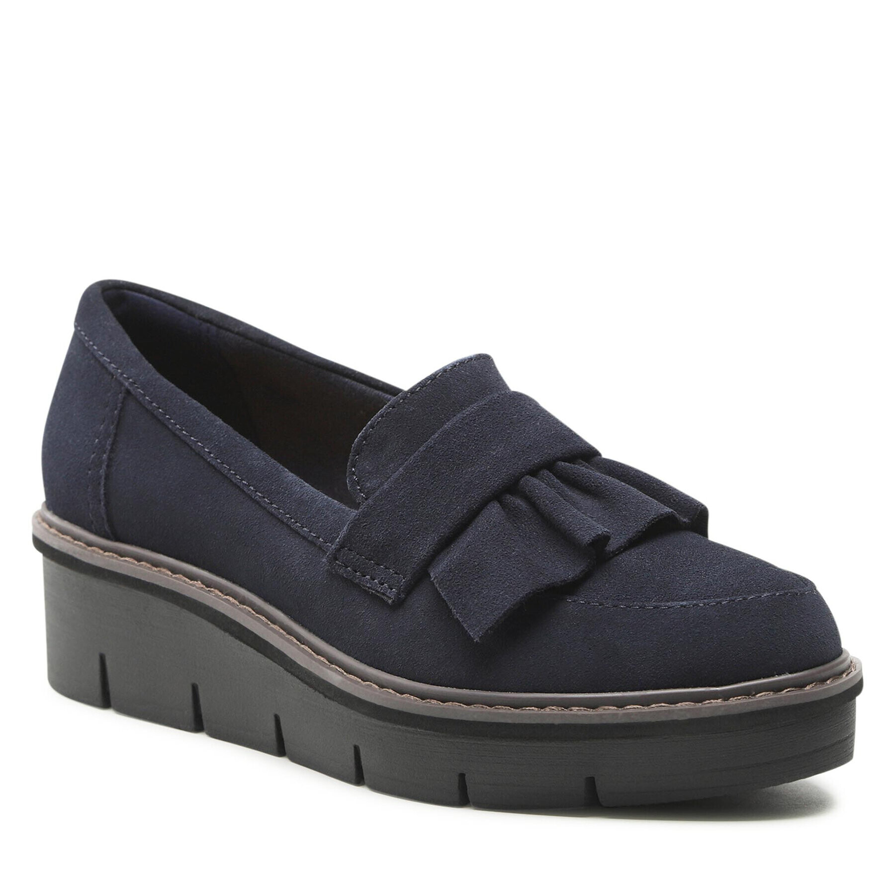 Clarks Poltopánky Airabell Slip 261633314 Tmavomodrá - Pepit.sk