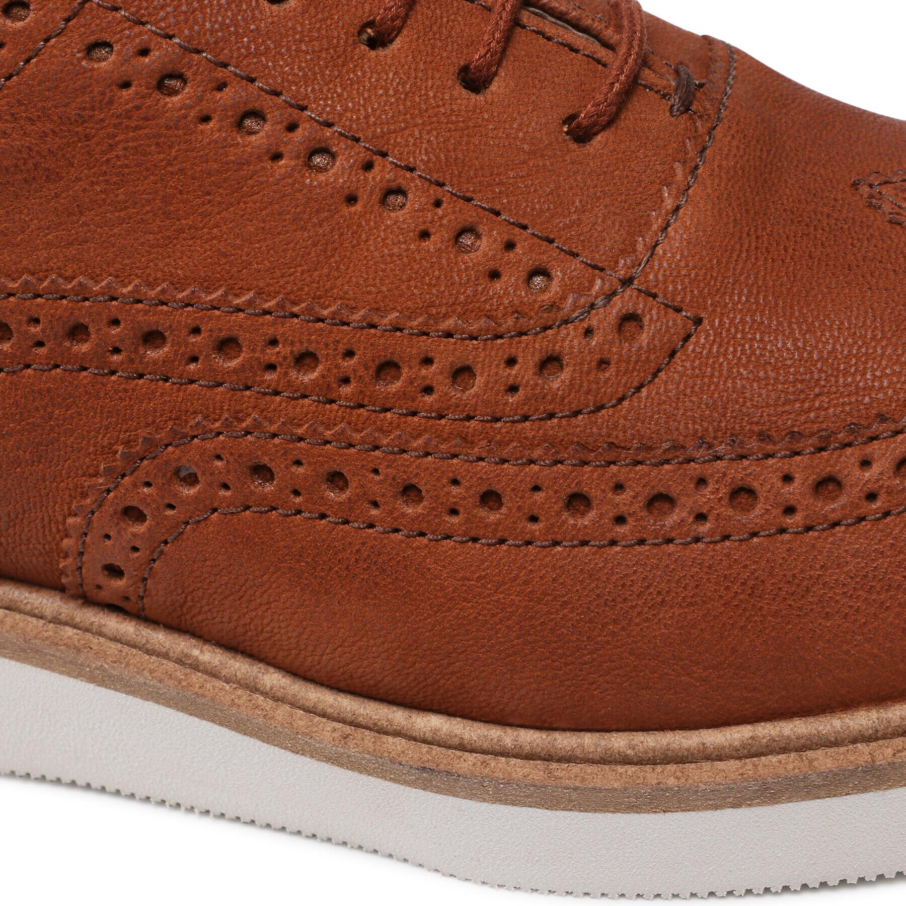 Clarks Poltopánky Baille Brogue 261574134 Hnedá - Pepit.sk