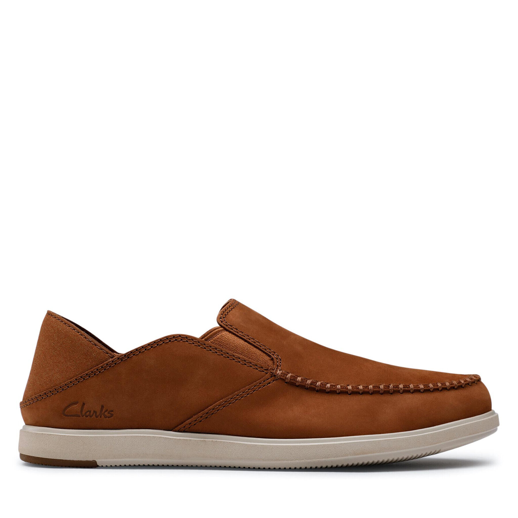 Clarks Poltopánky Bratton Slip 261649937 Hnedá - Pepit.sk