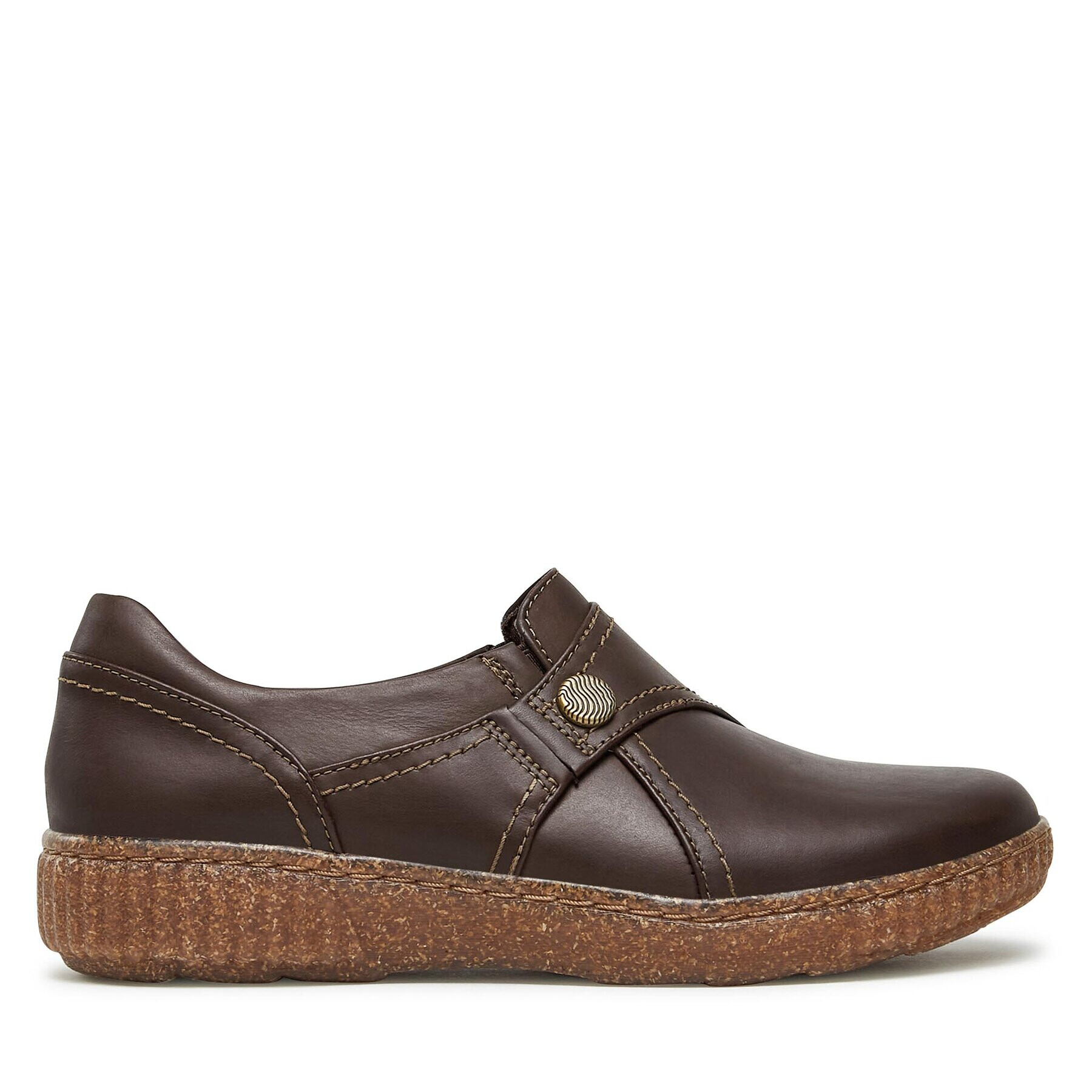 Clarks Poltopánky Caroline Pearl 261694884 Hnedá - Pepit.sk