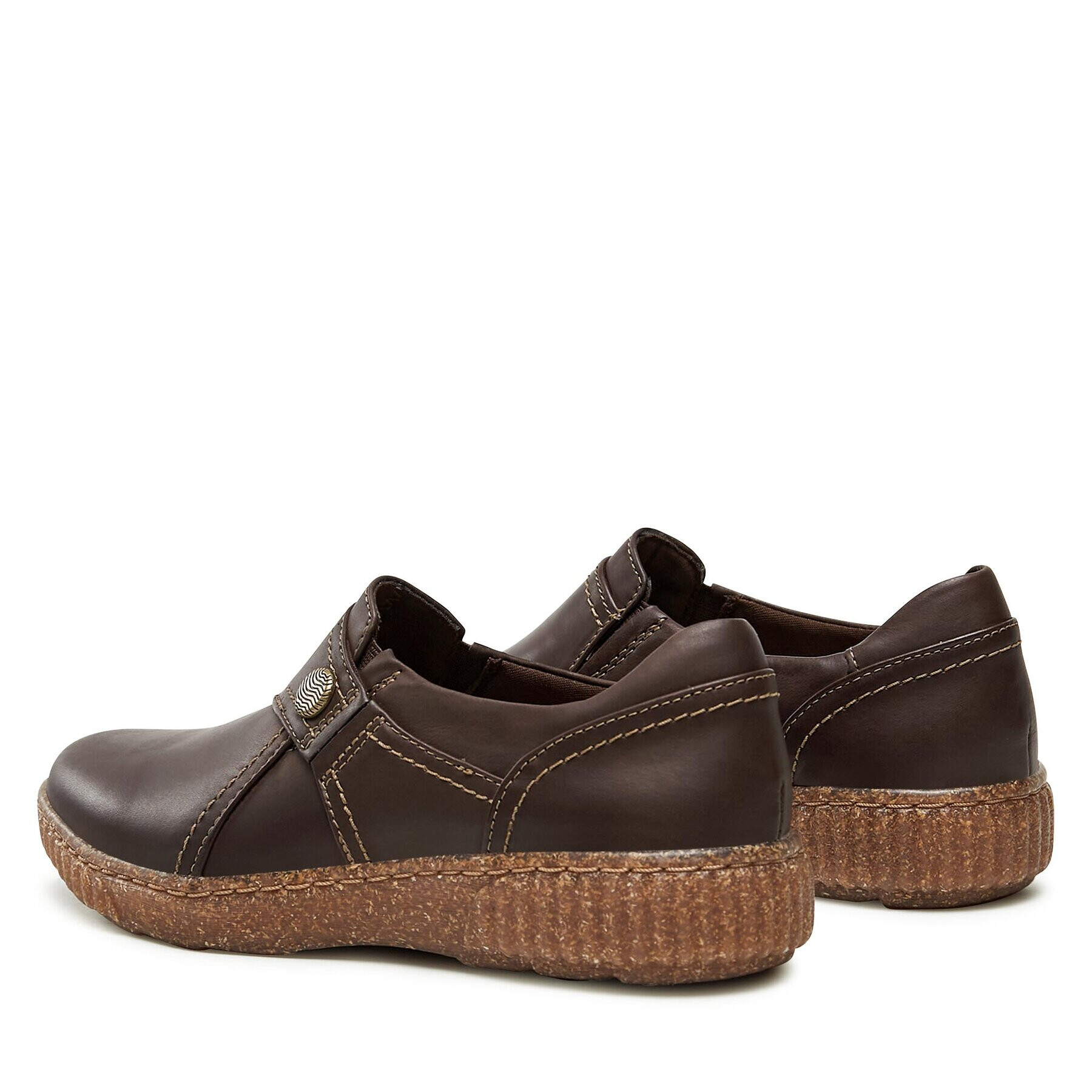 Clarks Poltopánky Caroline Pearl 261694884 Hnedá - Pepit.sk