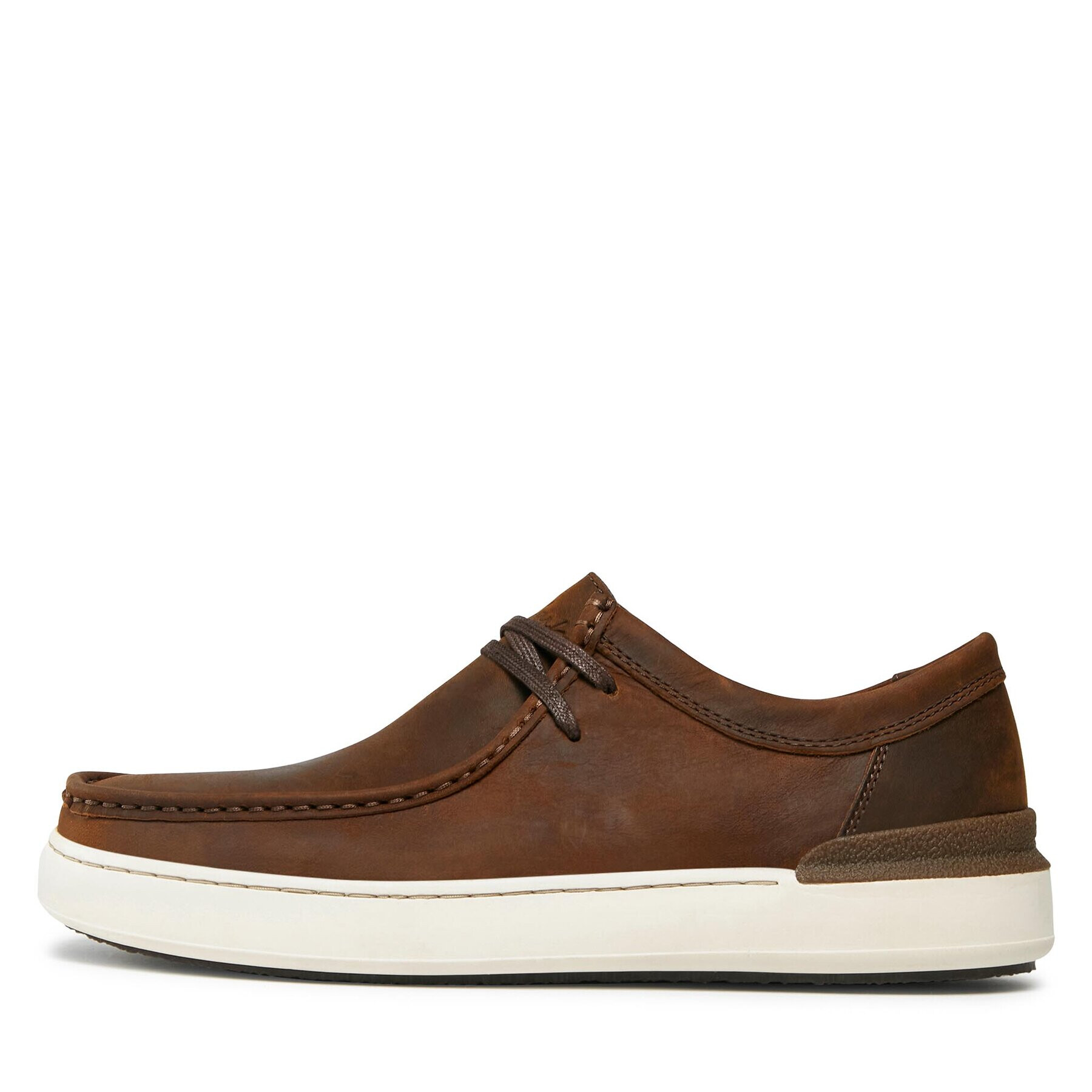 Clarks Poltopánky Court Lite Wally 261709317 Hnedá - Pepit.sk