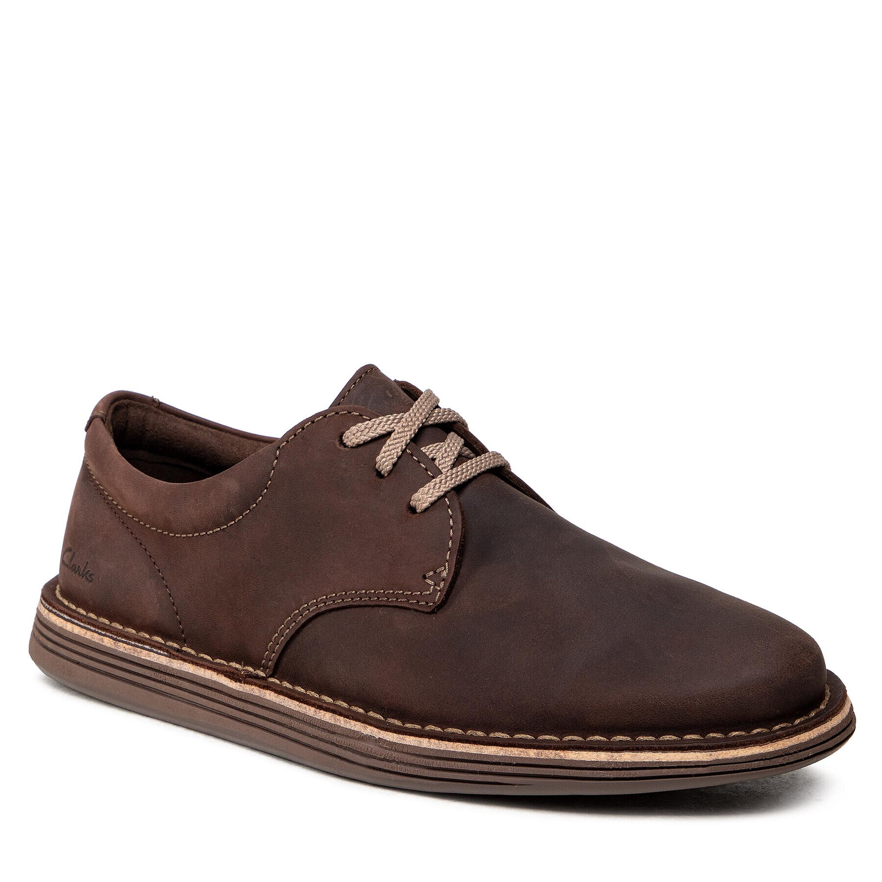 Clarks Poltopánky Forge Vibe 261548567 Hnedá - Pepit.sk