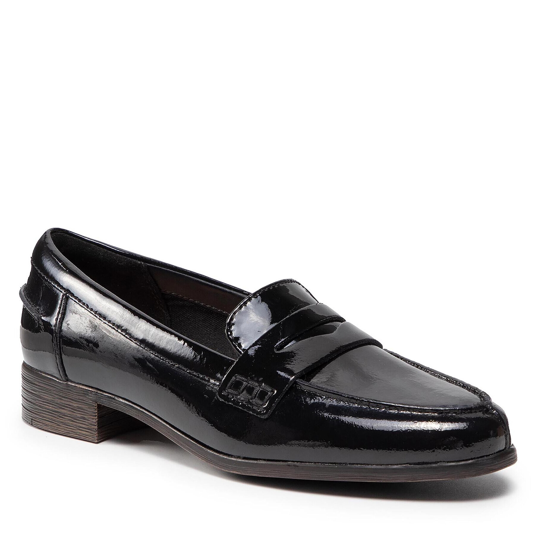 Clarks Poltopánky Hamble Loafer 261475364 Čierna - Pepit.sk