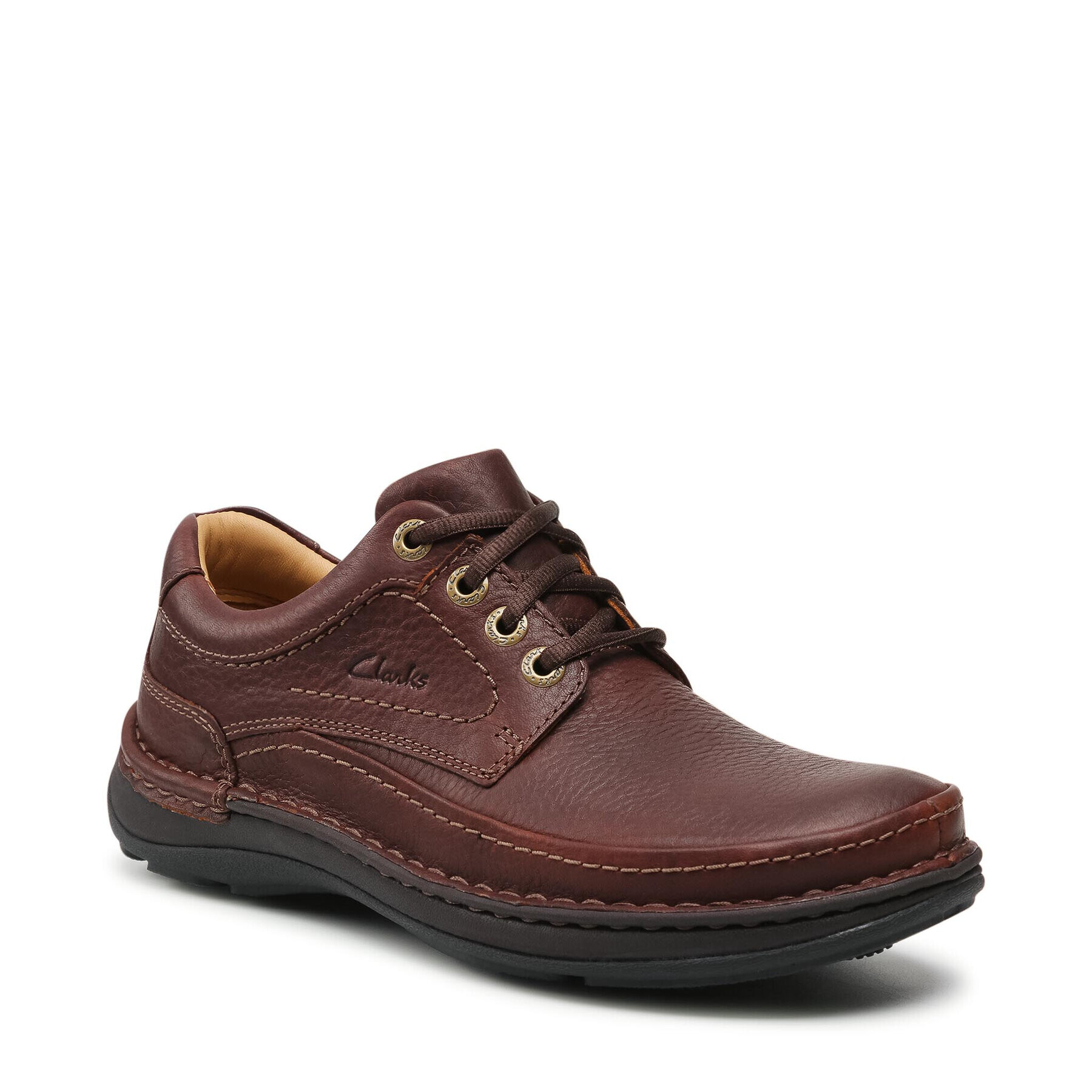 Clarks Poltopánky Nature Three 203390057 Hnedá - Pepit.sk