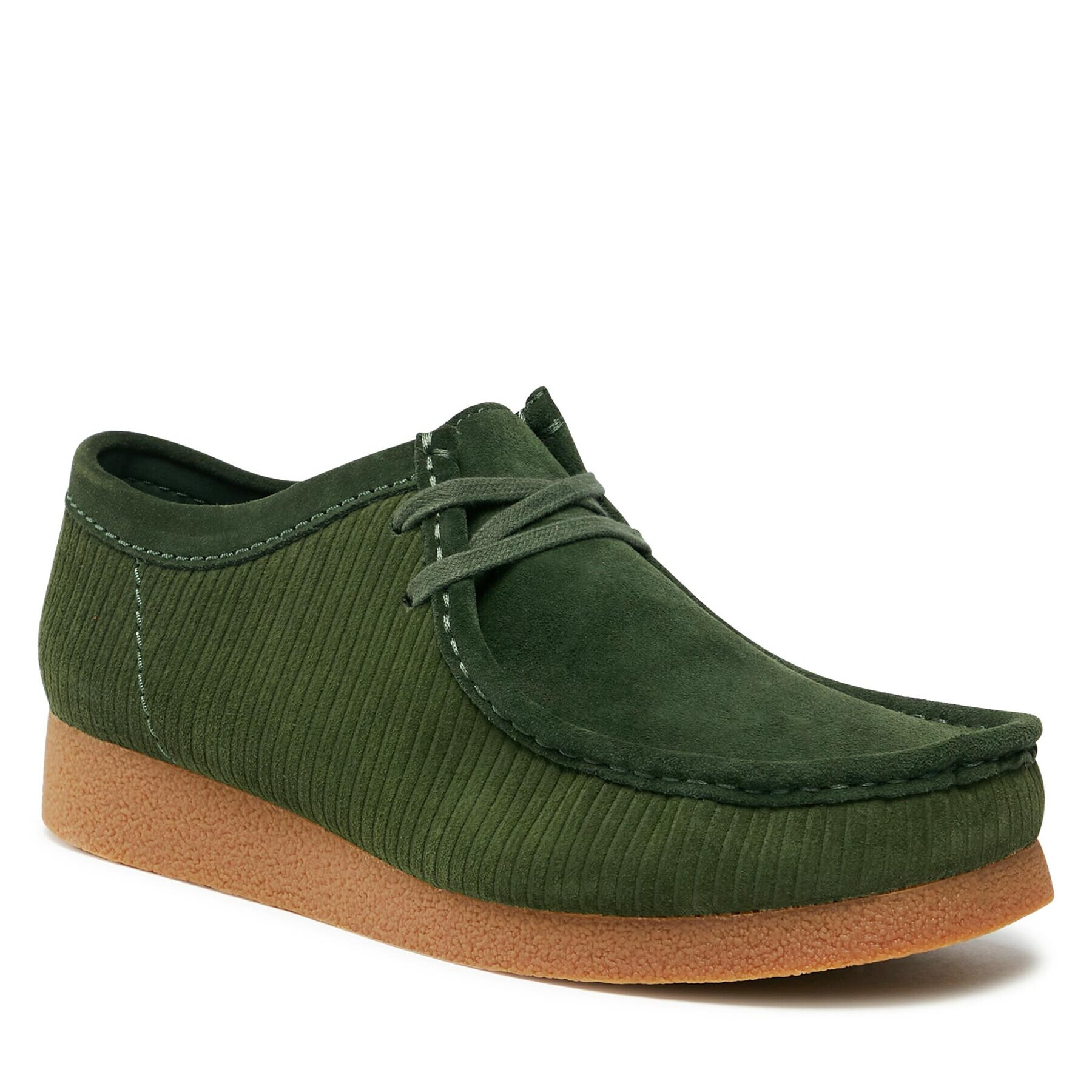 Clarks Poltopánky Wallabee Evo 261736047 Zelená - Pepit.sk