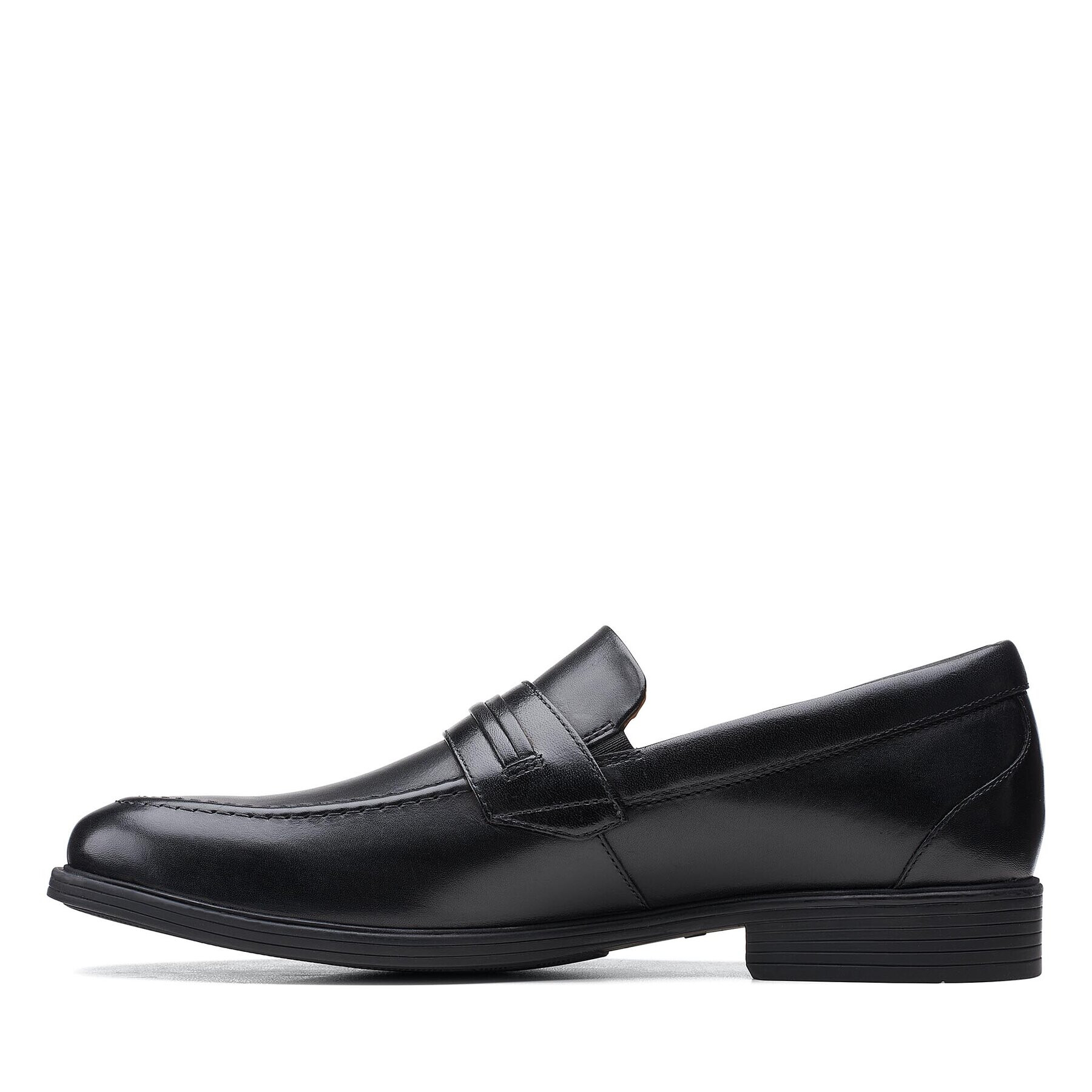 Clarks Poltopánky Whiddon Loafer 26158005 Čierna - Pepit.sk