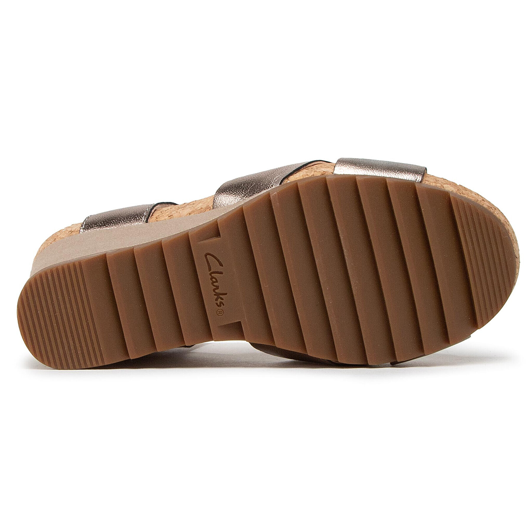 Clarks Sandále Flex Sun 261504324 Zlatá - Pepit.sk