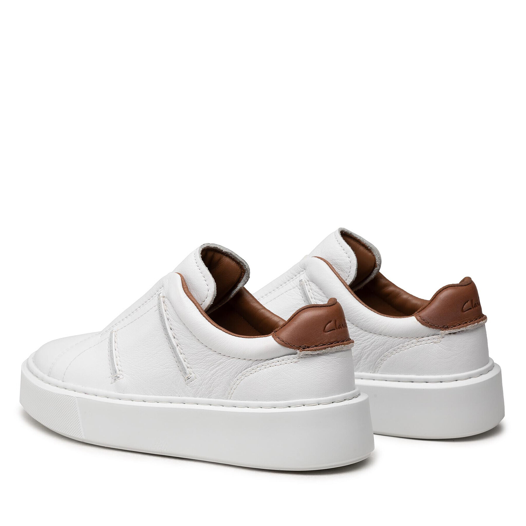 Clarks Sneakersy Hero Lite Slip 261615254 Biela - Pepit.sk