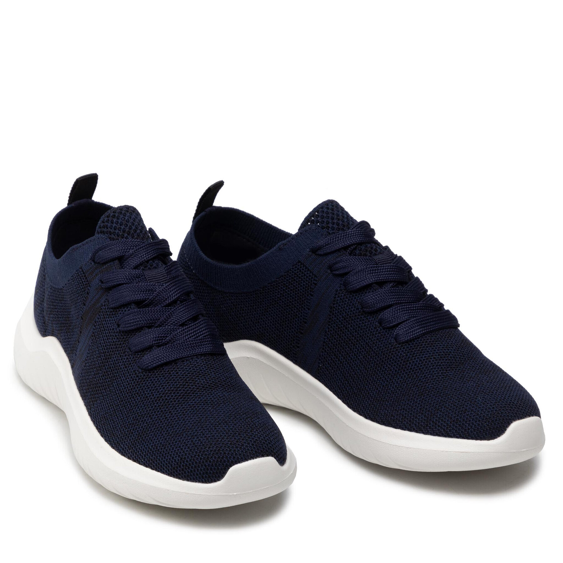 Clarks Sneakersy Nova Glint 261631024 Tmavomodrá - Pepit.sk