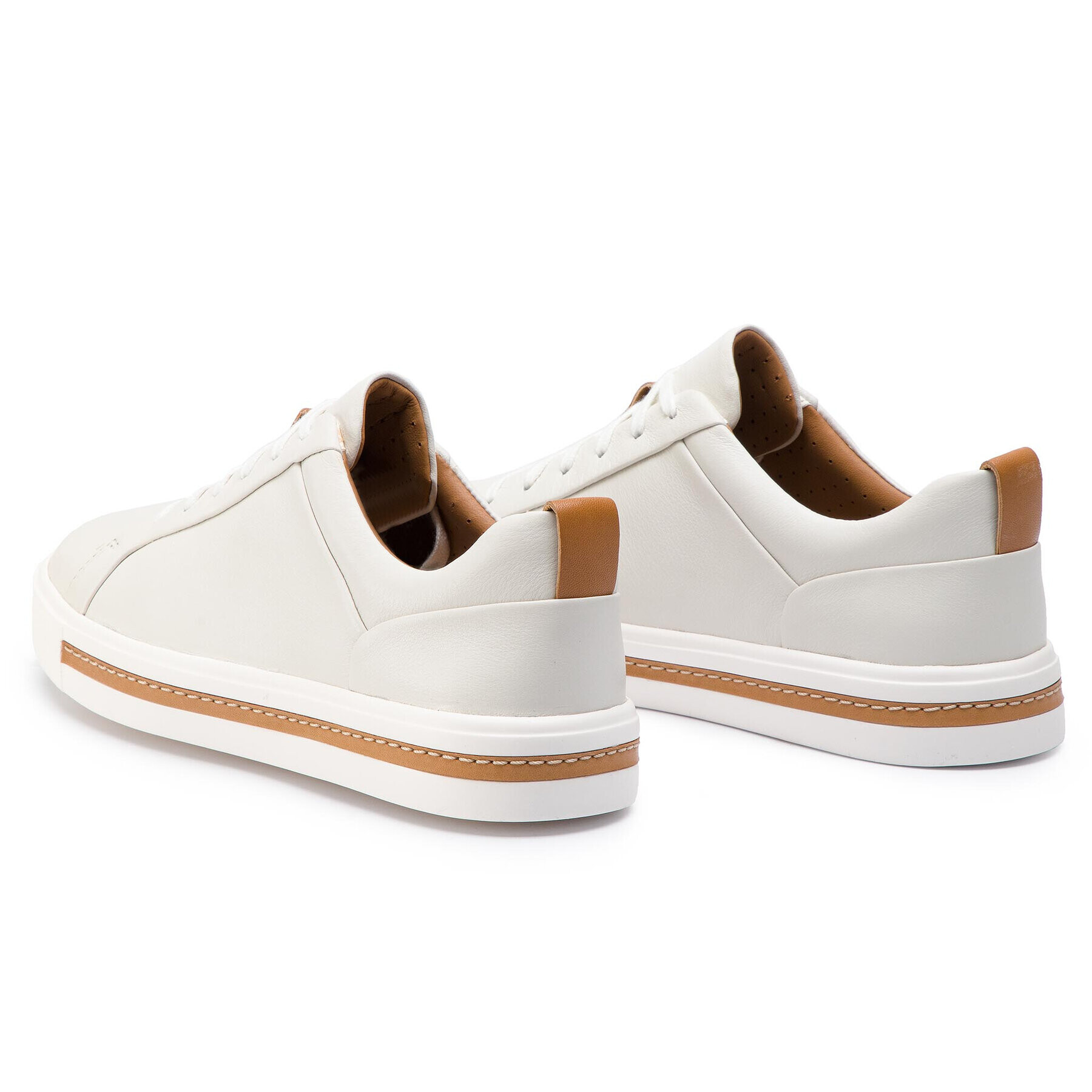 Clarks Sneakersy Un Maui Lace 261401684 Biela - Pepit.sk