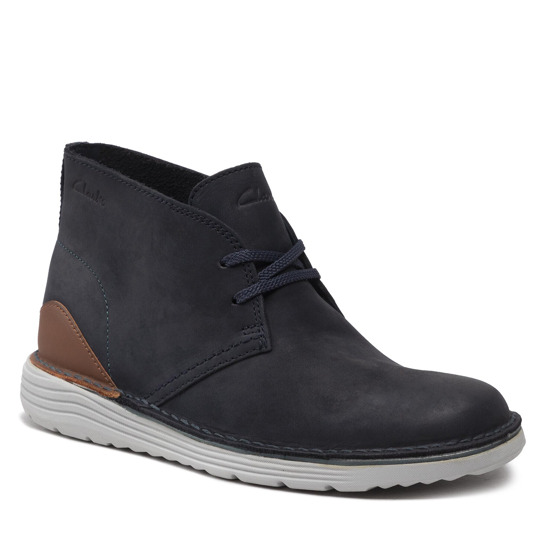 Clarks Šnurovacia obuv Brahnz Mid 261691117 Tmavomodrá - Pepit.sk