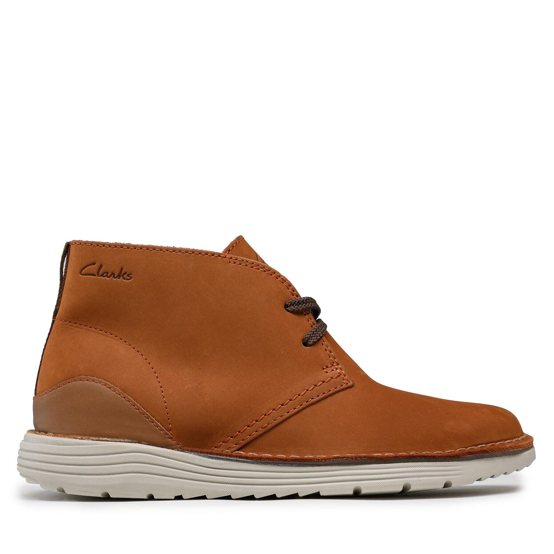 Clarks Šnurovacia obuv Brahnz Mid 261691137 Hnedá - Pepit.sk