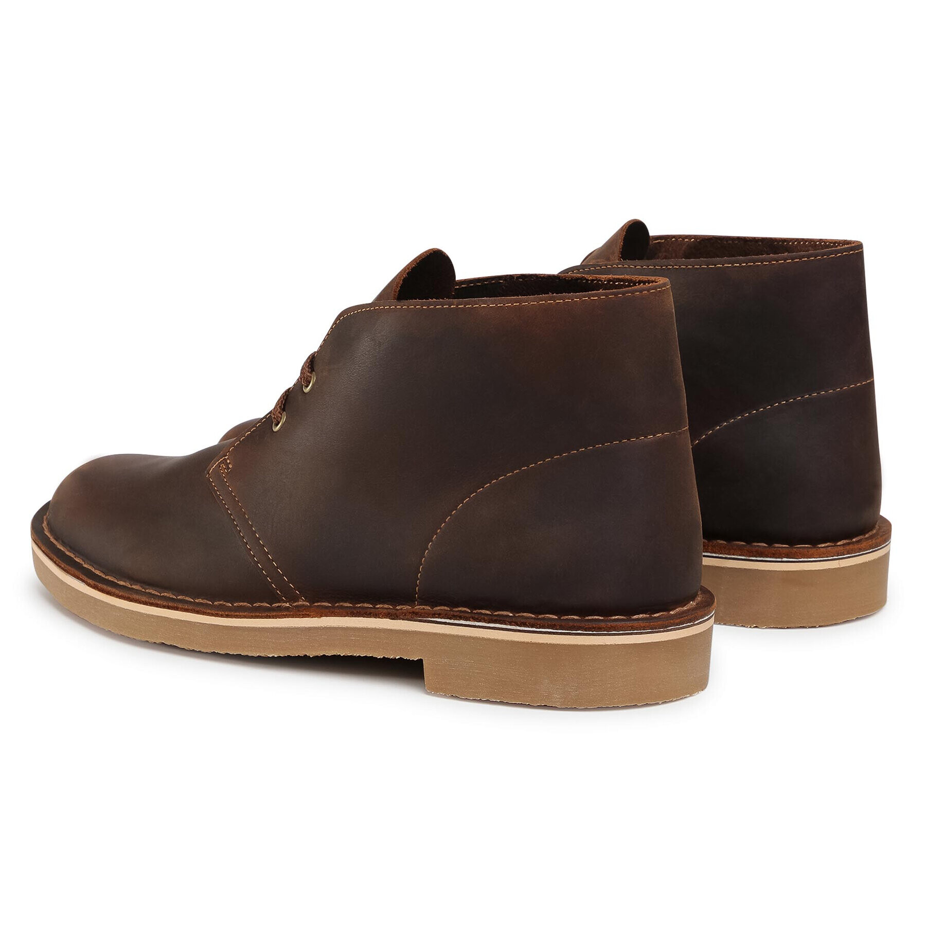 Clarks Šnurovacia obuv Bushacre 3 261535287 Hnedá - Pepit.sk