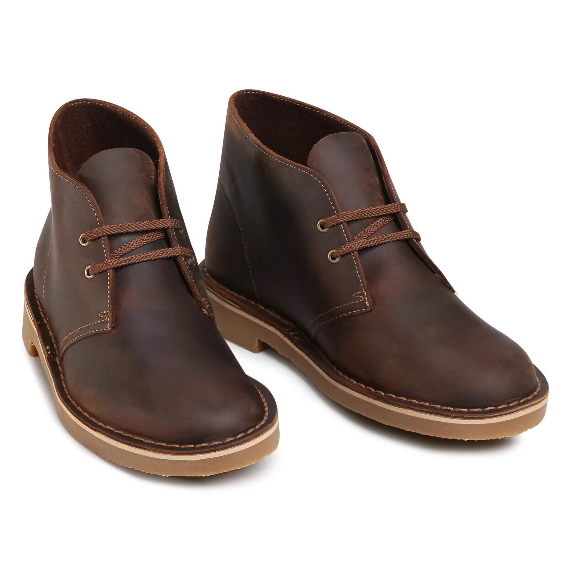 Clarks Šnurovacia obuv Bushacre 3 261535287 Hnedá - Pepit.sk