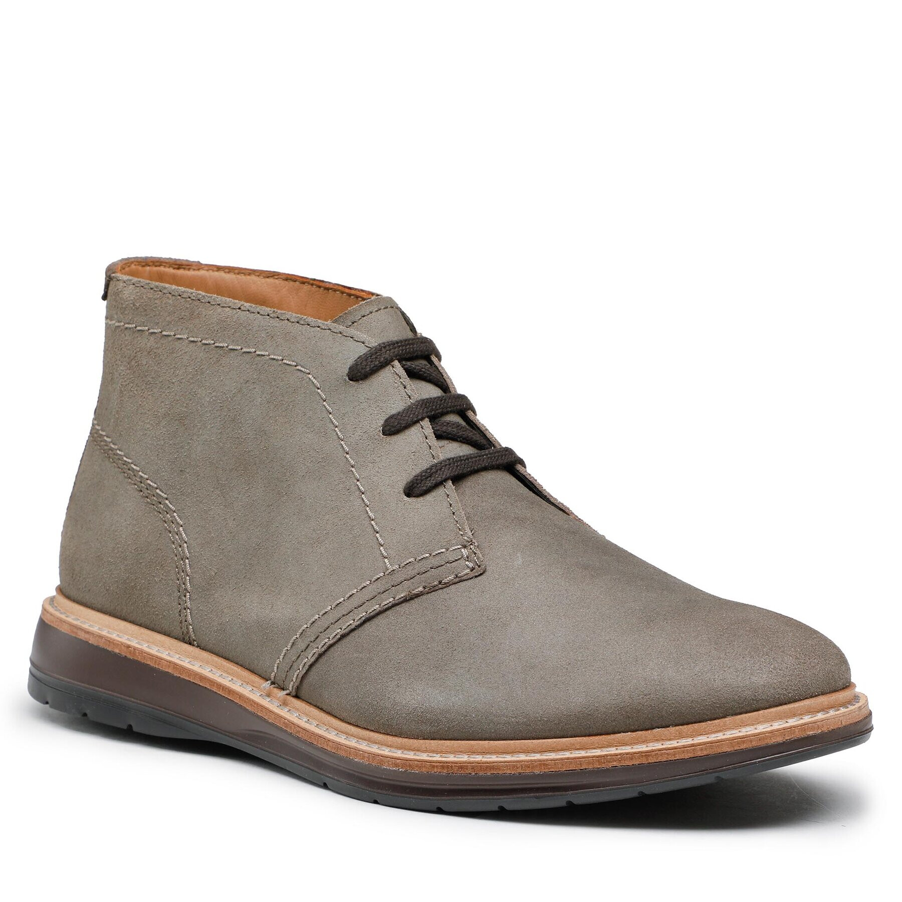 Clarks Šnurovacia obuv Chantry Mid 261677097 Sivá - Pepit.sk